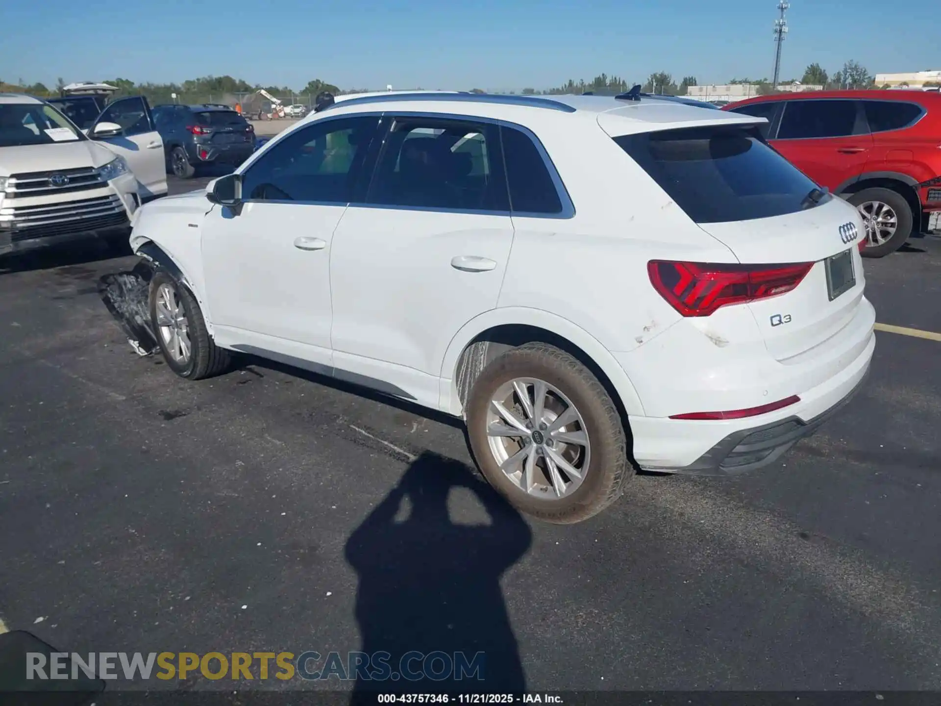 3 Photograph of a damaged car WA1EECF39S1044130 AUDI Q3 2025