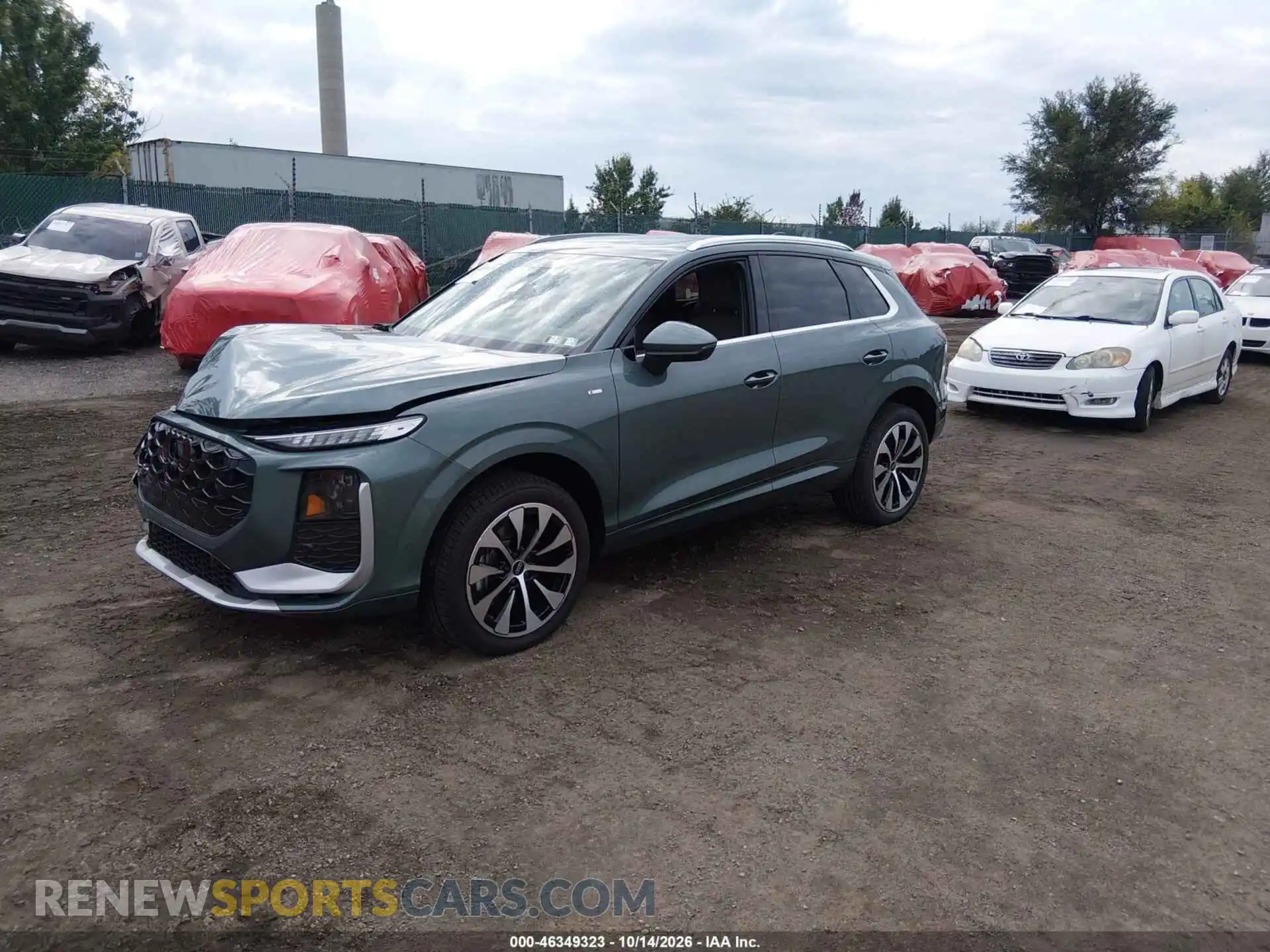 2 fotografías del automóvil dañado WA1ABCFJ9T1046046 AUDI Q3 2026
