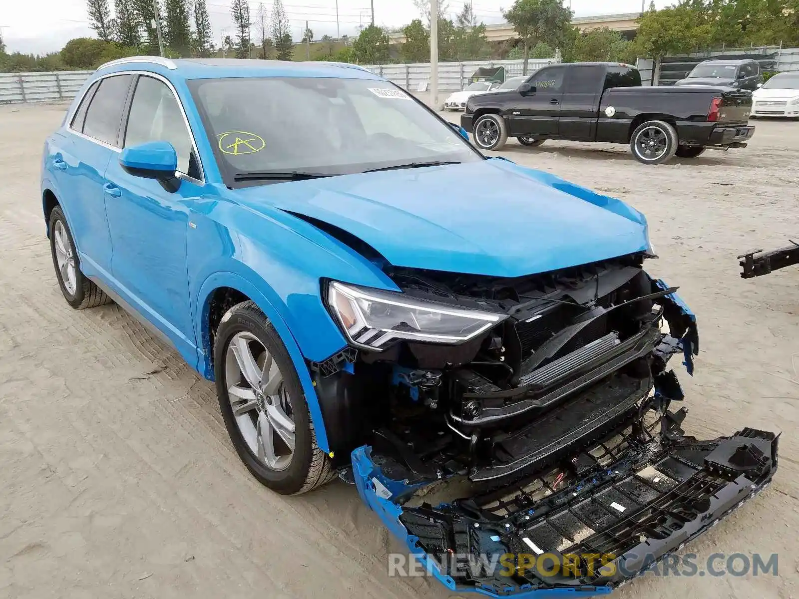1 Photograph of a damaged car WA1EECF33K1087779 AUDI Q3 PREMIUM 2019