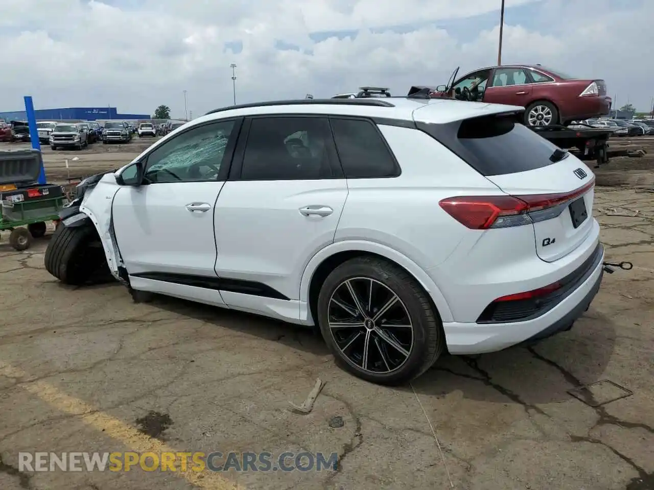 2 Фотография поврежденного автомобиля WA1L2BFZ1NP042145 AUDI Q4 E-TRON 2022