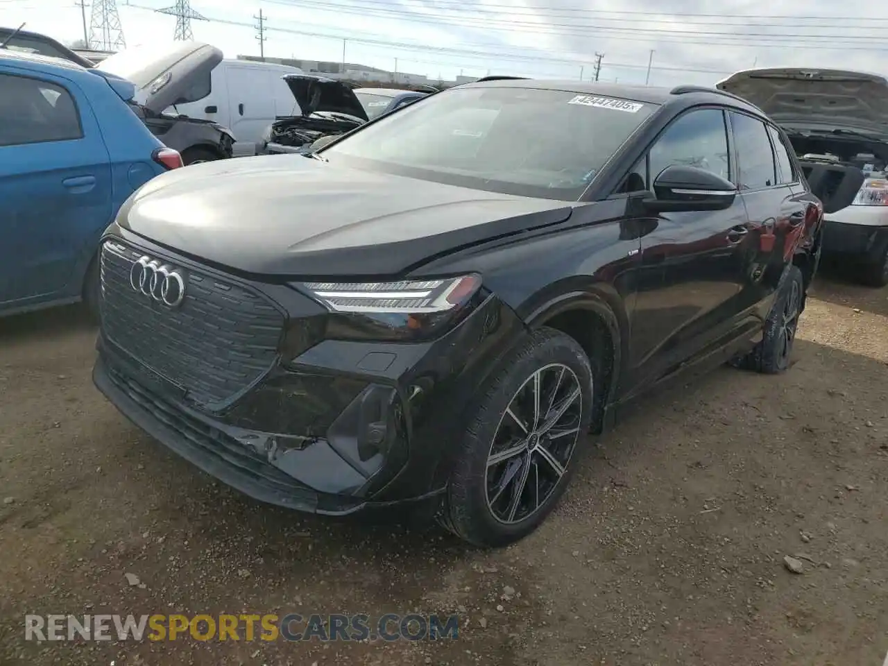 1 Photograph of a damaged car WA1M2BFZ1NP012566 AUDI Q4 E-TRON 2022