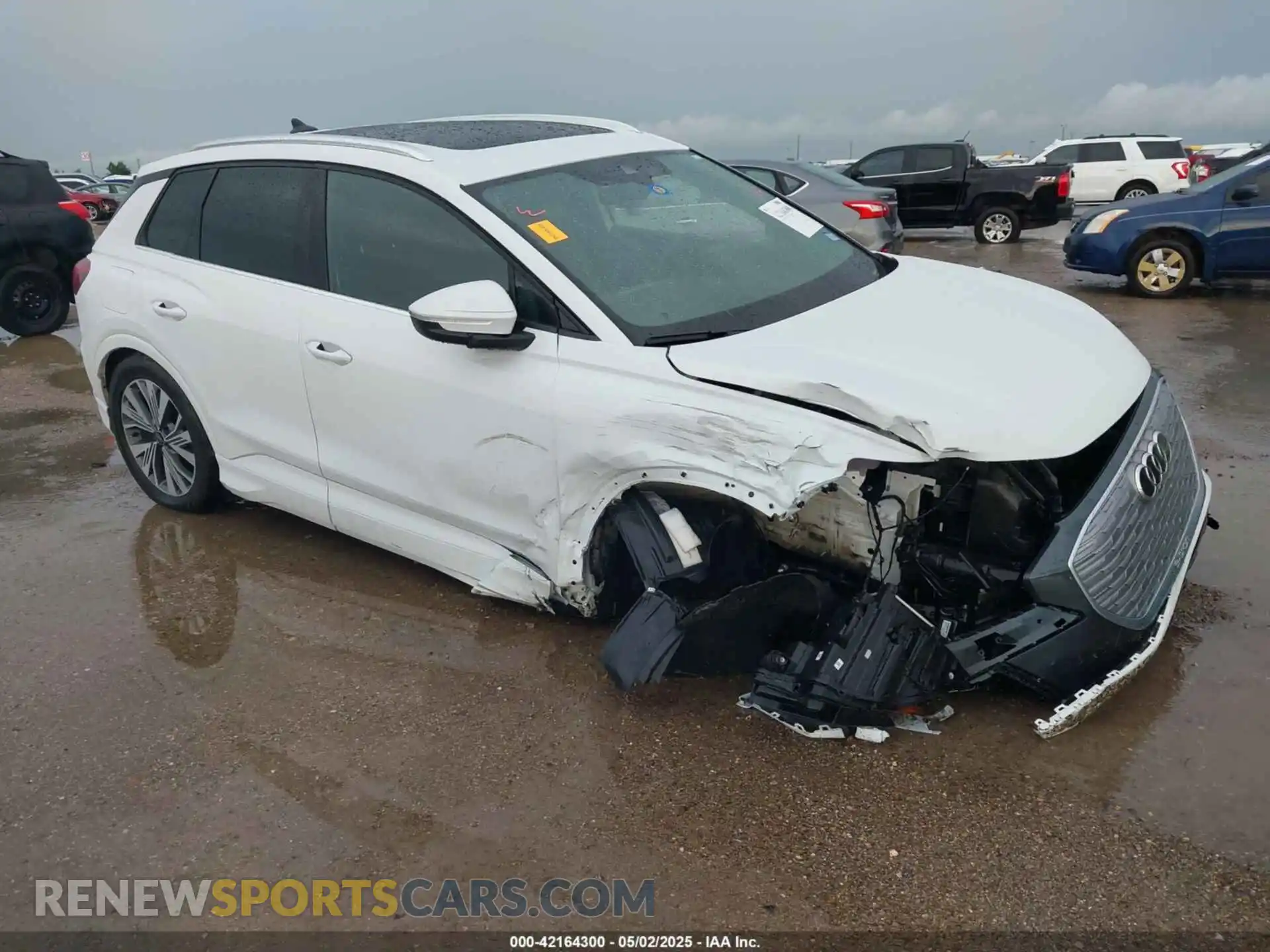 1 Photograph of a damaged car WA1ACBFZ2PP058412 AUDI Q4 E-TRON 2023