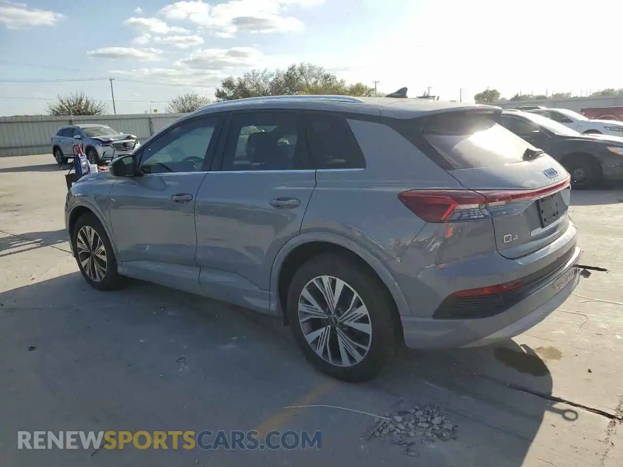 2 Photograph of a damaged car WA1BCBFZ2PP021607 AUDI Q4 E-TRON 2023