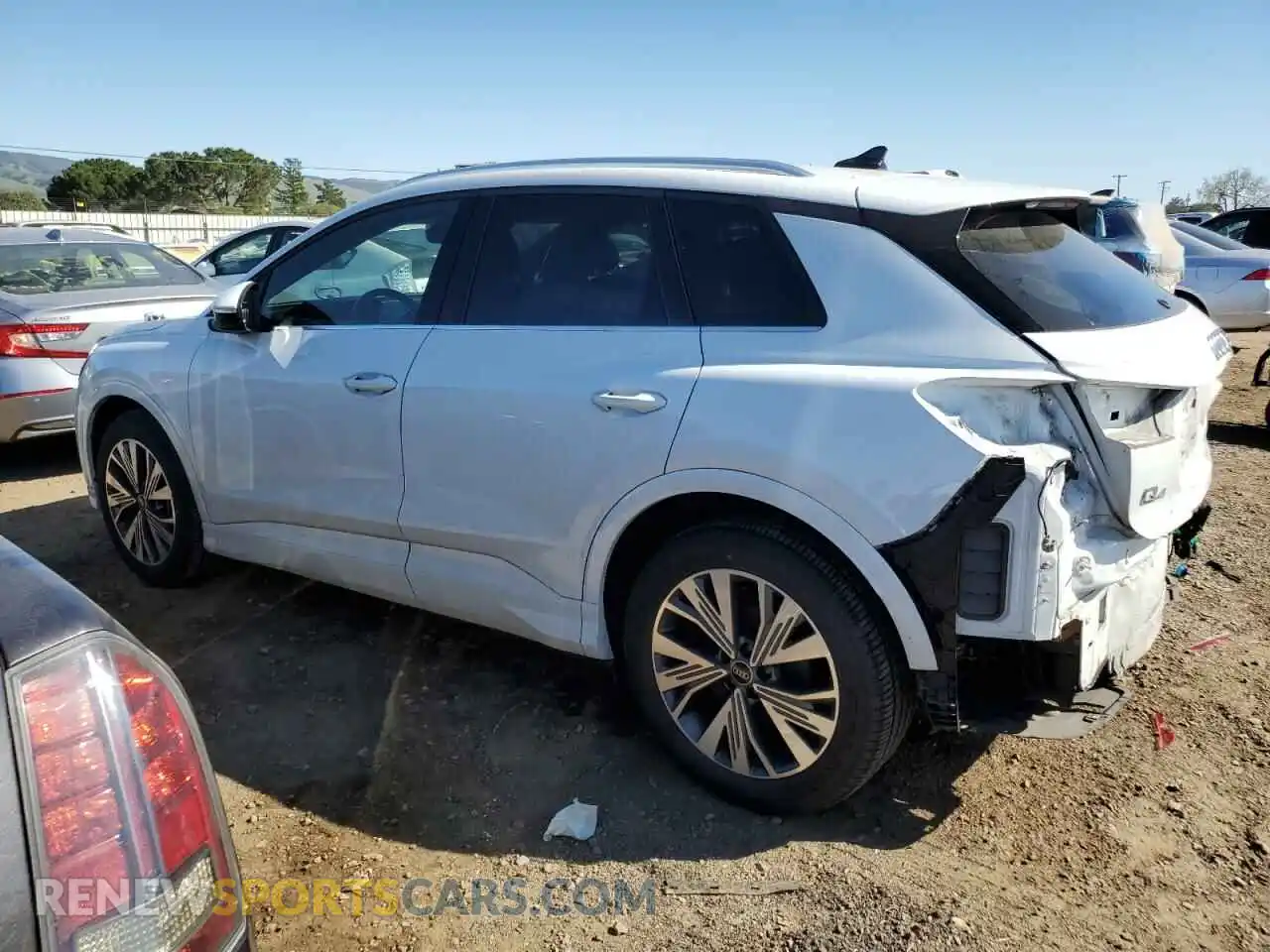 2 Photograph of a damaged car WA1BCBFZ5PP019317 AUDI Q4 E-TRON 2023