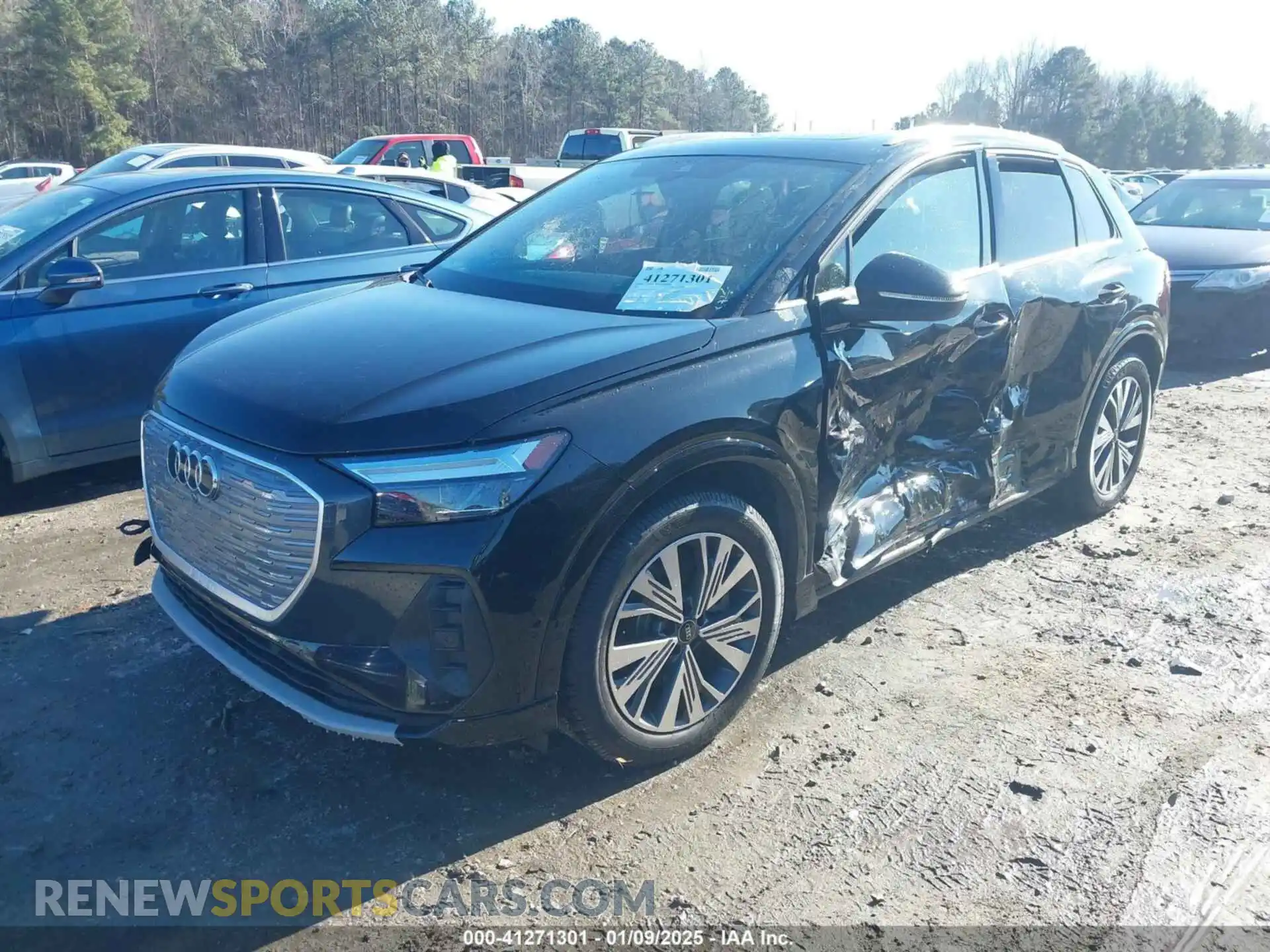 2 Photograph of a damaged car WA1BCBFZ8PP008909 AUDI Q4 E-TRON 2023
