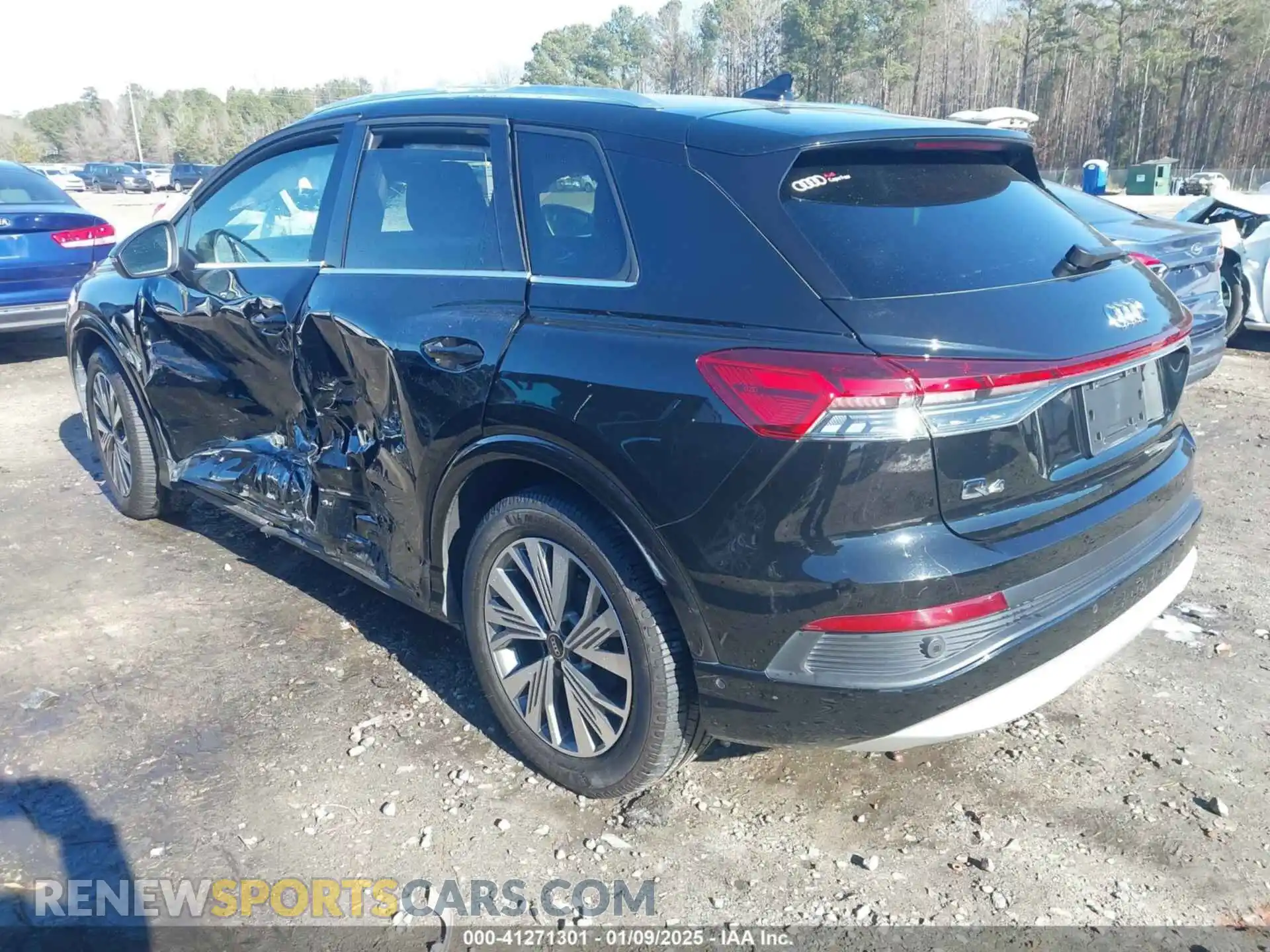 3 Photograph of a damaged car WA1BCBFZ8PP008909 AUDI Q4 E-TRON 2023