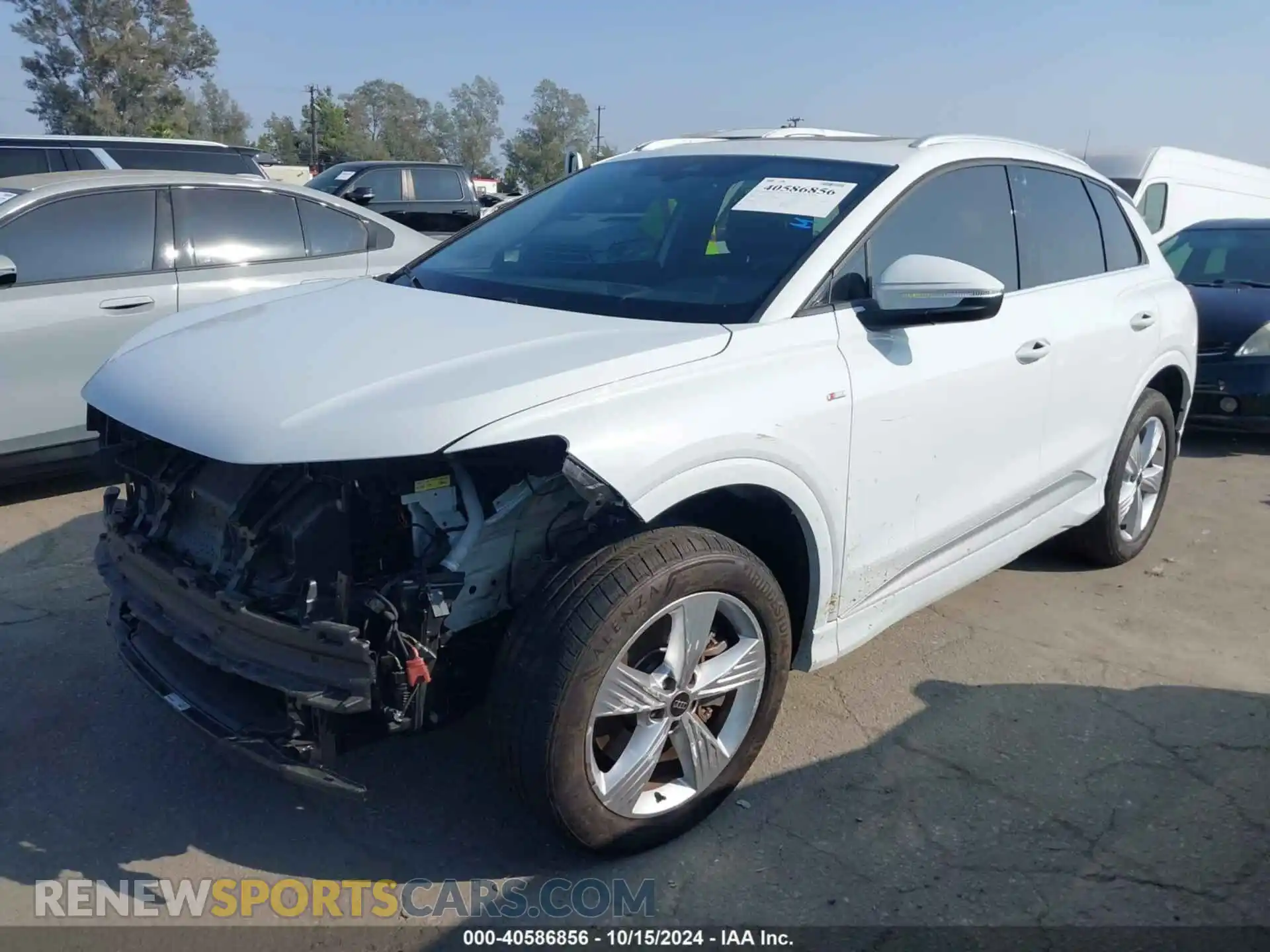 2 Photograph of a damaged car WA1K2BFZ3PP052965 AUDI Q4 E-TRON 2023
