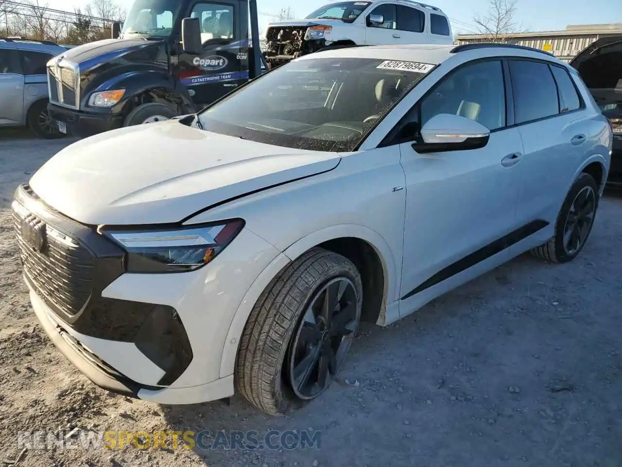1 Photograph of a damaged car WA1L2BFZ7PP004096 AUDI Q4 E-TRON 2023