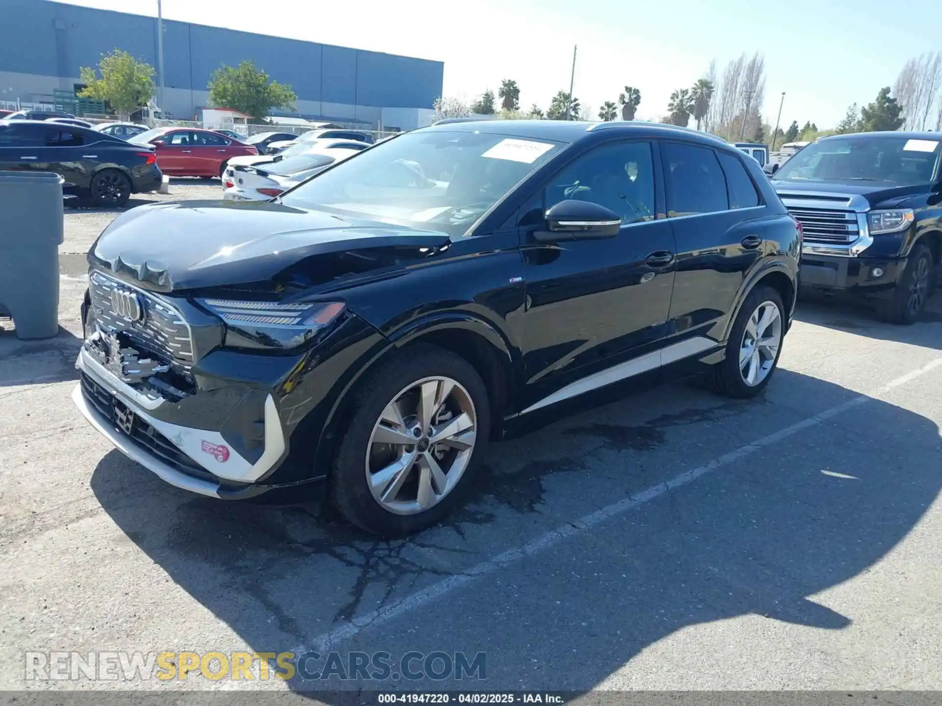 2 Photograph of a damaged car WA1M2BFZ0PP072728 AUDI Q4 E-TRON 2023