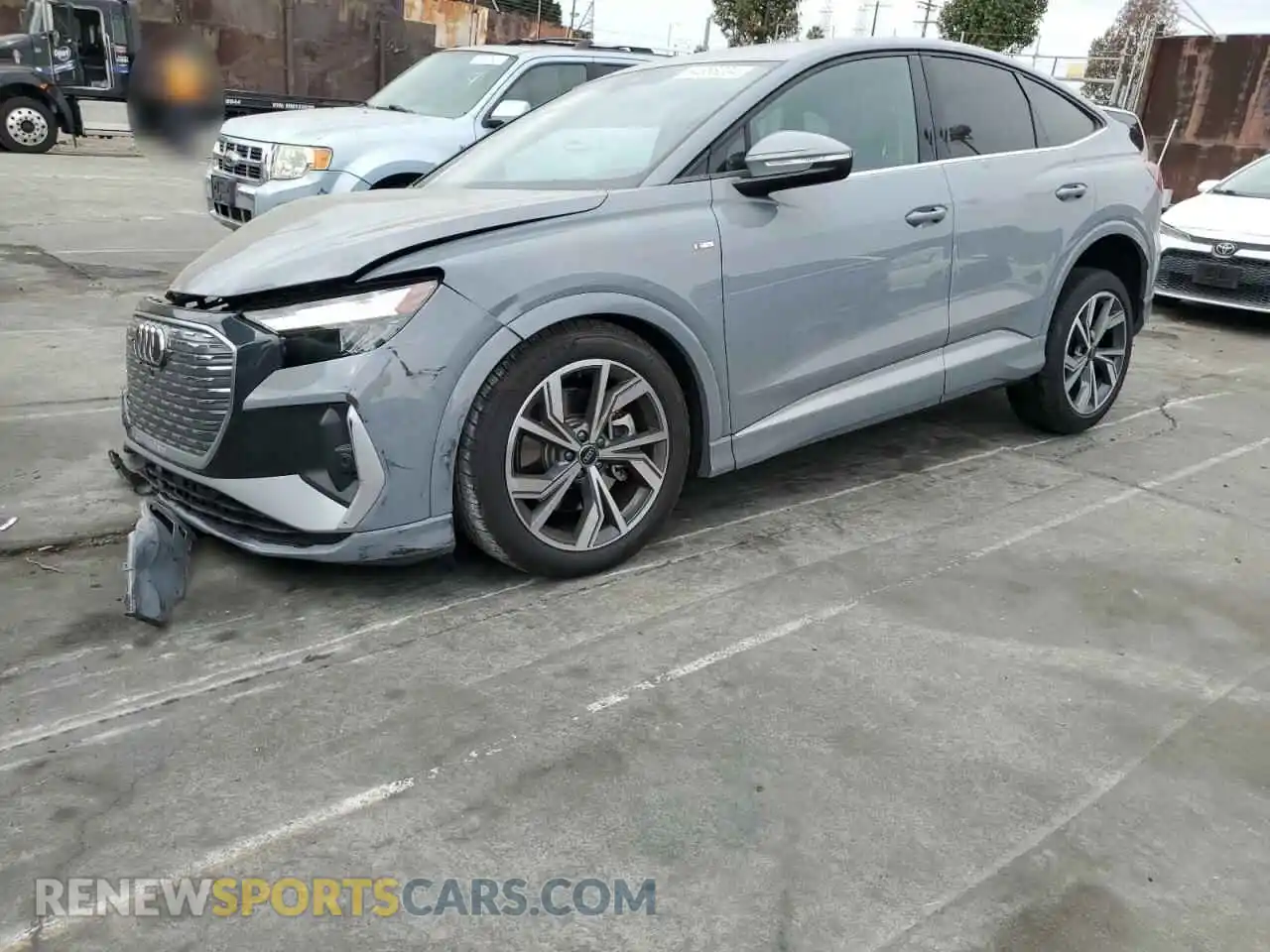 1 Фотография поврежденного автомобиля WA132BFZXRP029092 AUDI Q4 E-TRON 2024