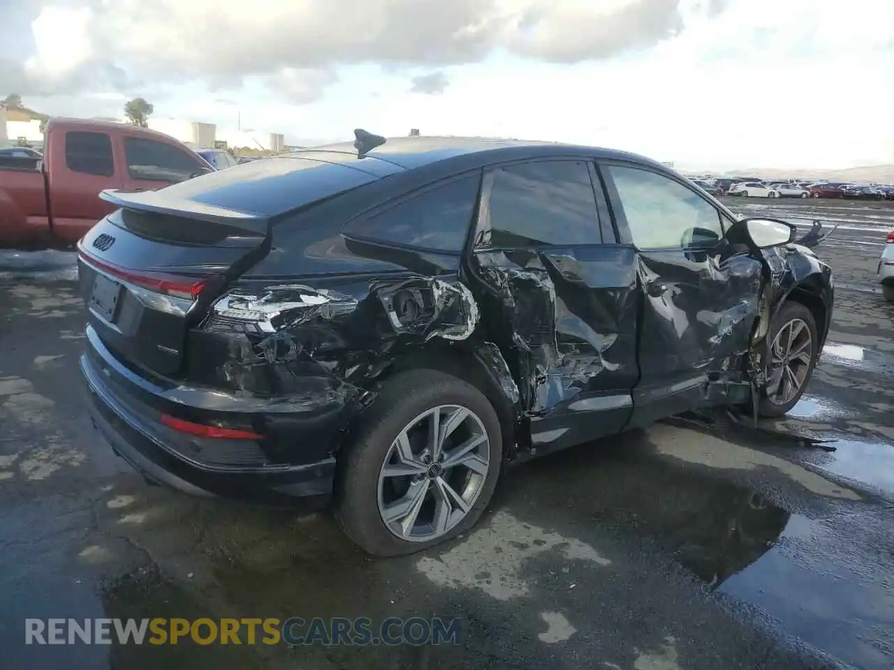 3 Photograph of a damaged car WA13UBFZ4RP055648 AUDI Q4 E-TRON 2024