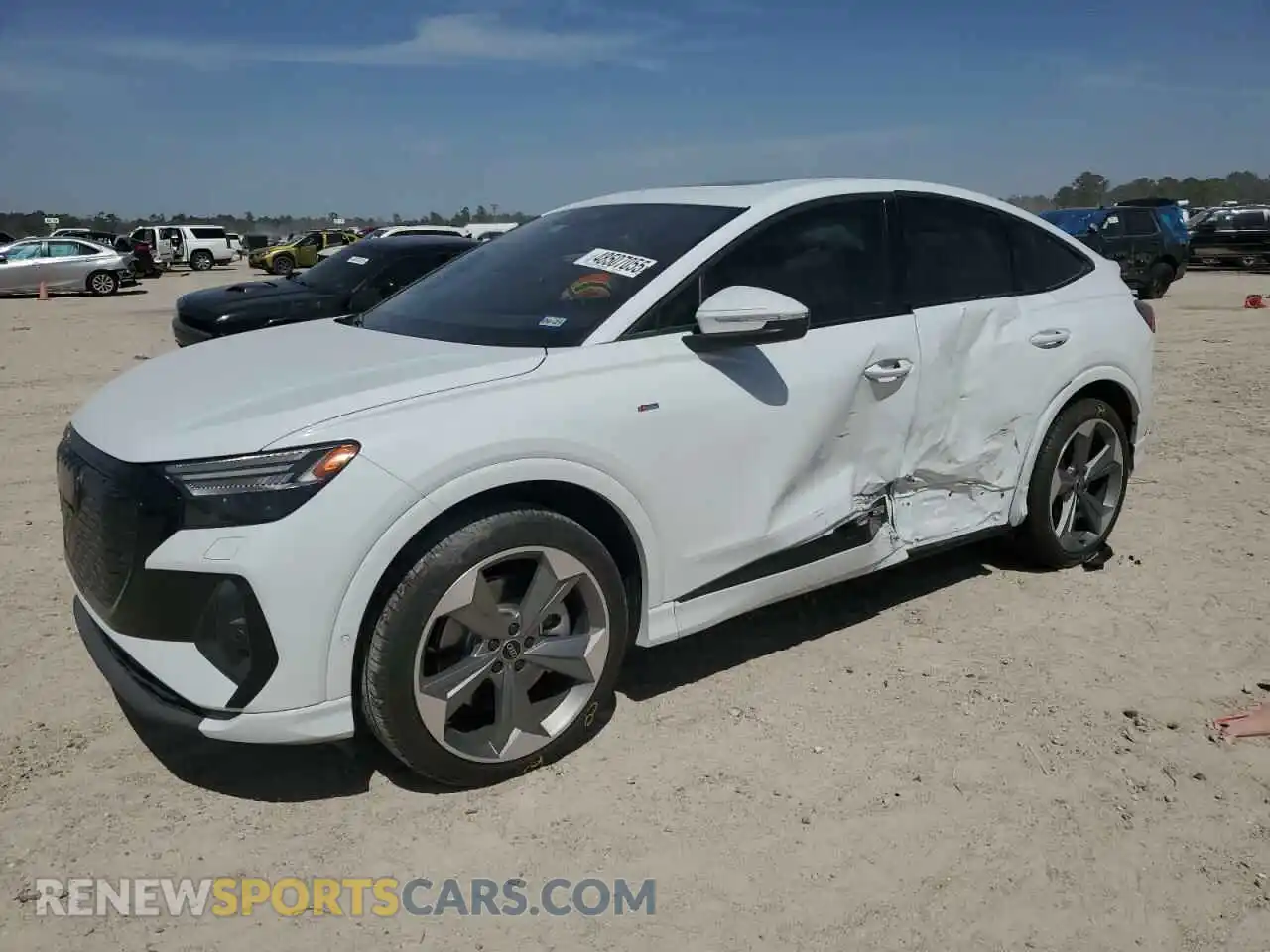 1 Photograph of a damaged car WA14UBFZ3RP075524 AUDI Q4 E-TRON 2024