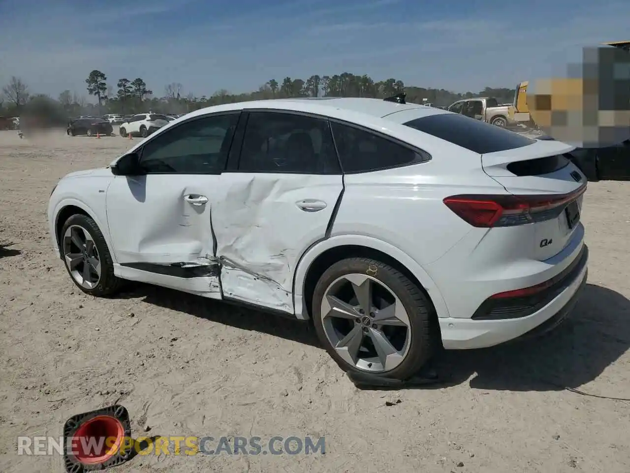 2 Photograph of a damaged car WA14UBFZ3RP075524 AUDI Q4 E-TRON 2024