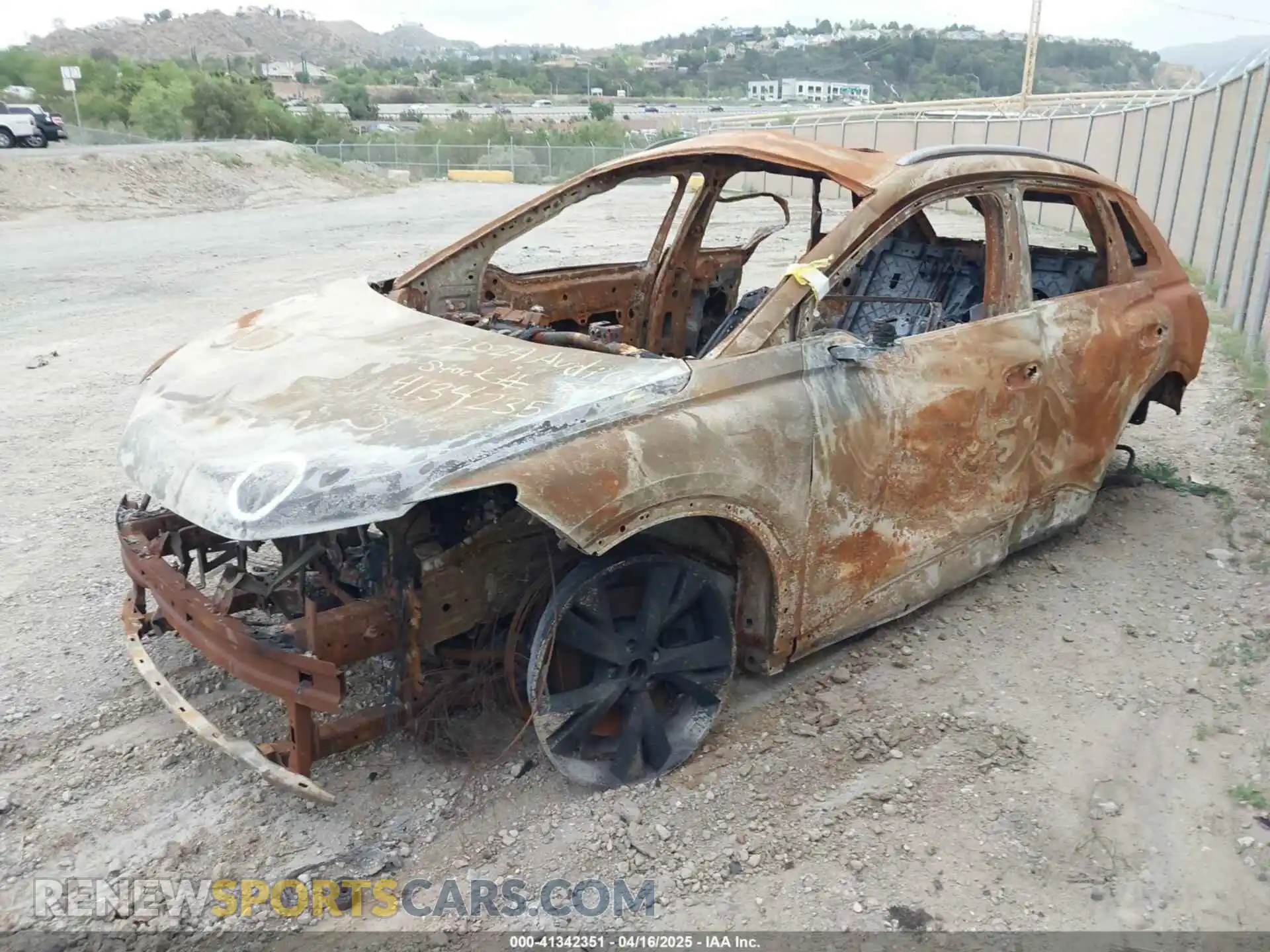 2 Photograph of a damaged car WA1L2BFZ6RP031812 AUDI Q4 E-TRON 2024