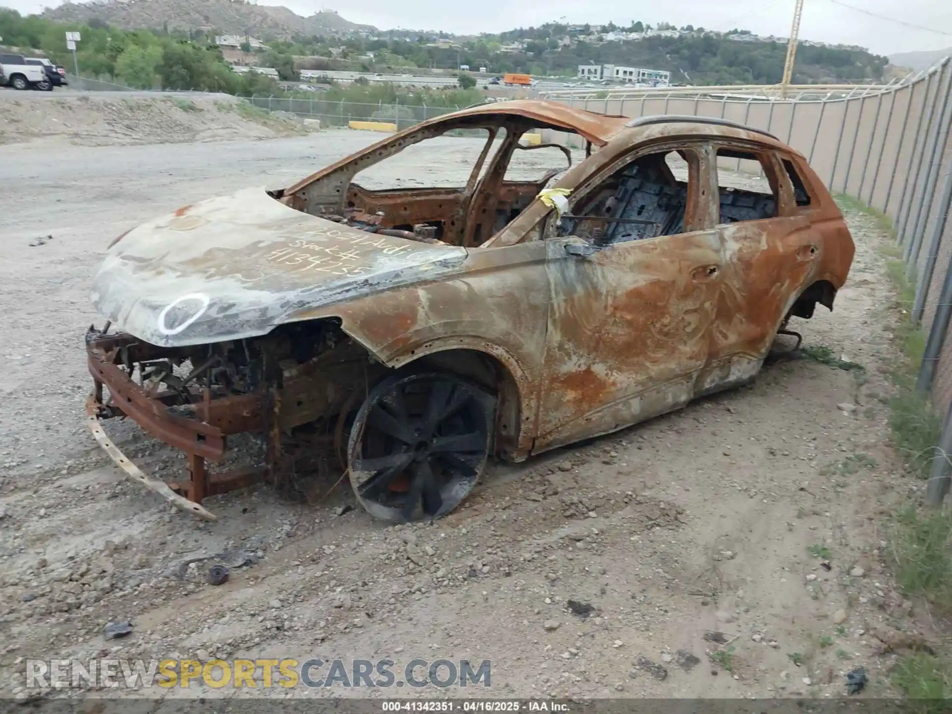 3 Photograph of a damaged car WA1L2BFZ6RP031812 AUDI Q4 E-TRON 2024