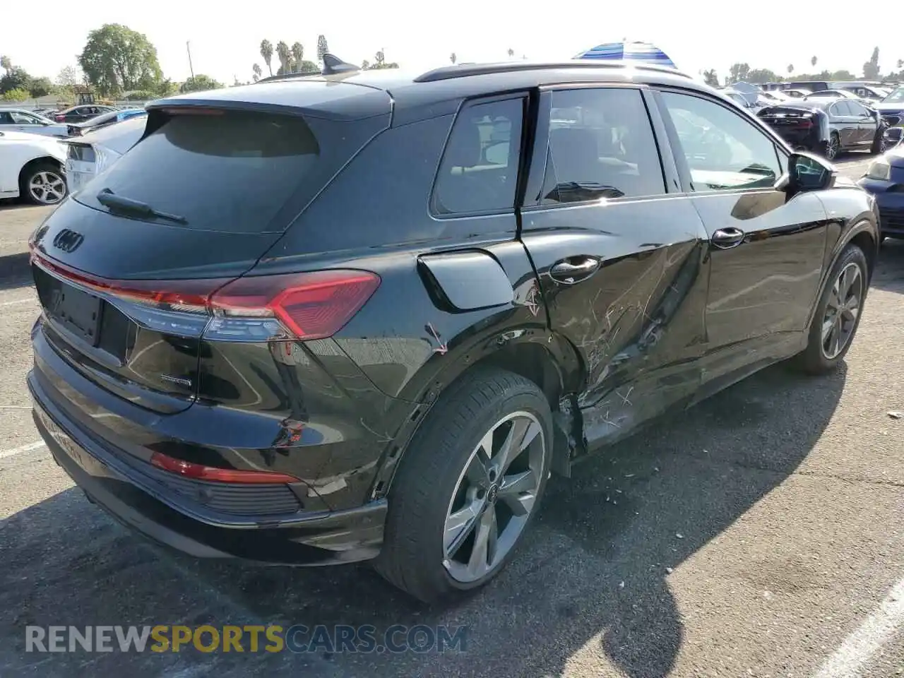 3 Photograph of a damaged car WA1LUBFZ3RP043586 AUDI Q4 E-TRON 2024