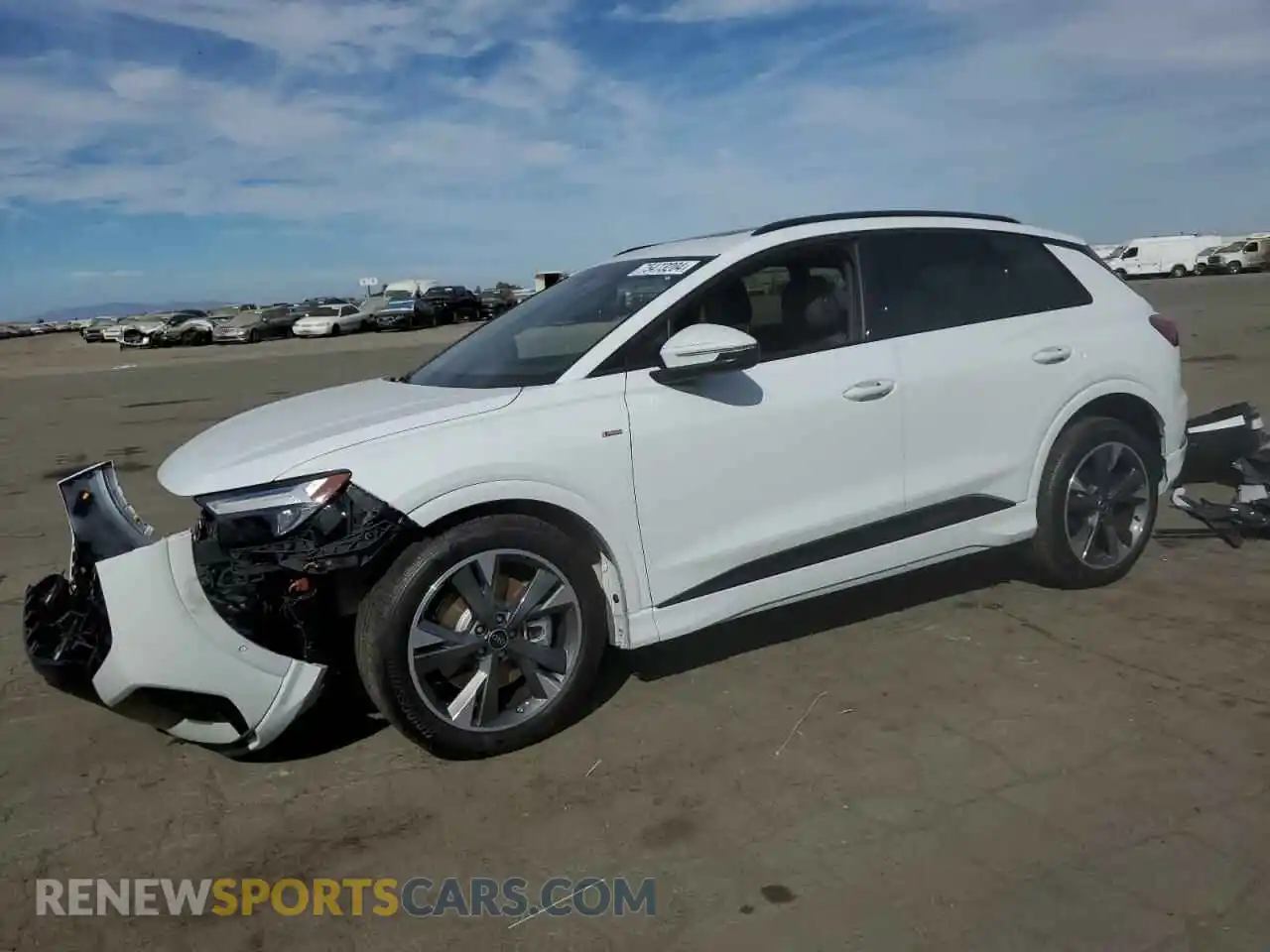 1 Photograph of a damaged car WA1LUBFZXRP058862 AUDI Q4 E-TRON 2024