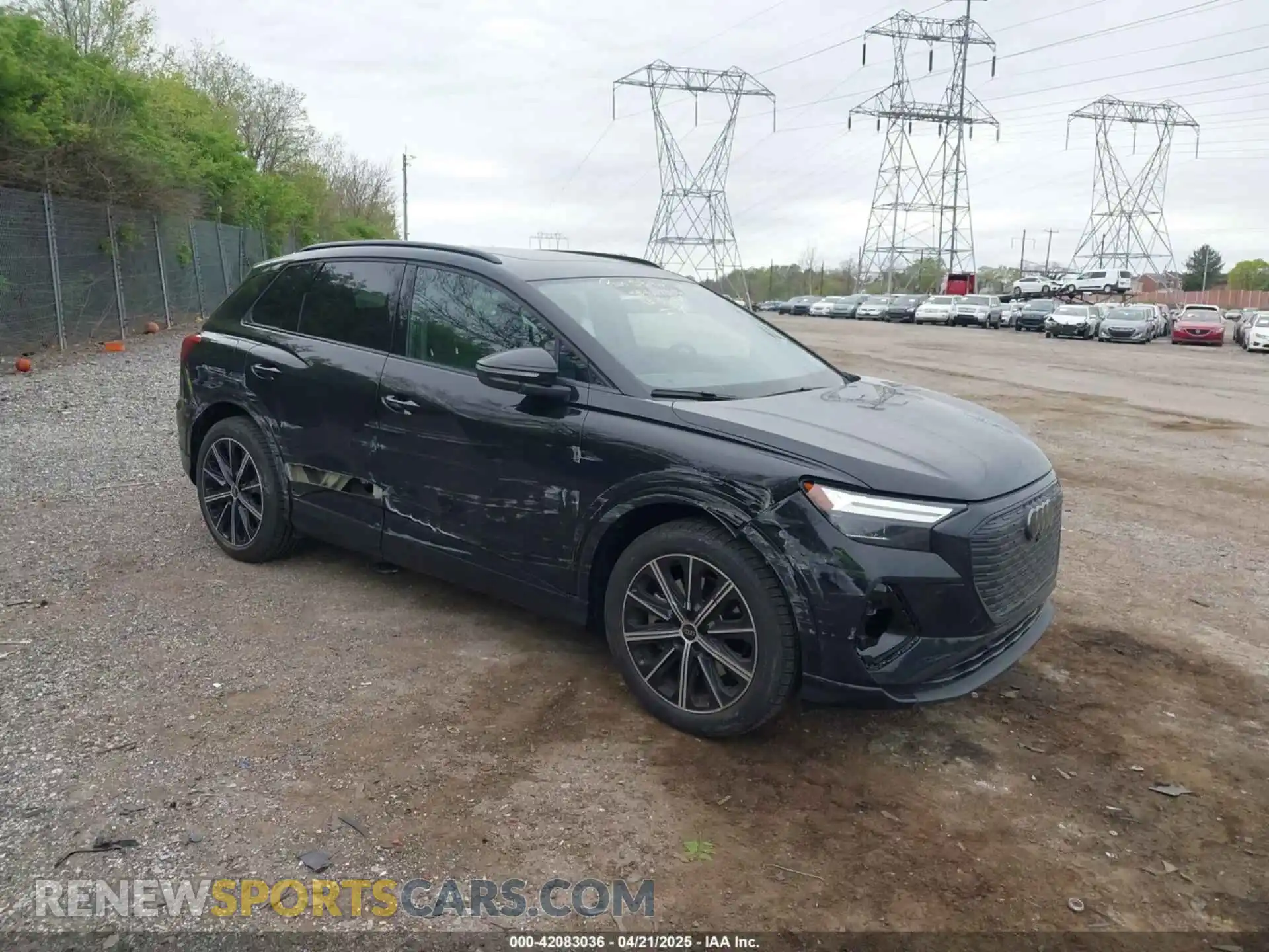 1 Photograph of a damaged car WA1B5BFZ5SP012760 AUDI Q4 E-TRON 2025