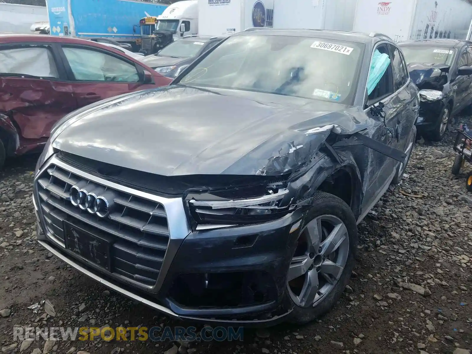 2 Photograph of a damaged car WA1ANAFY0K2034465 AUDI Q5 2019