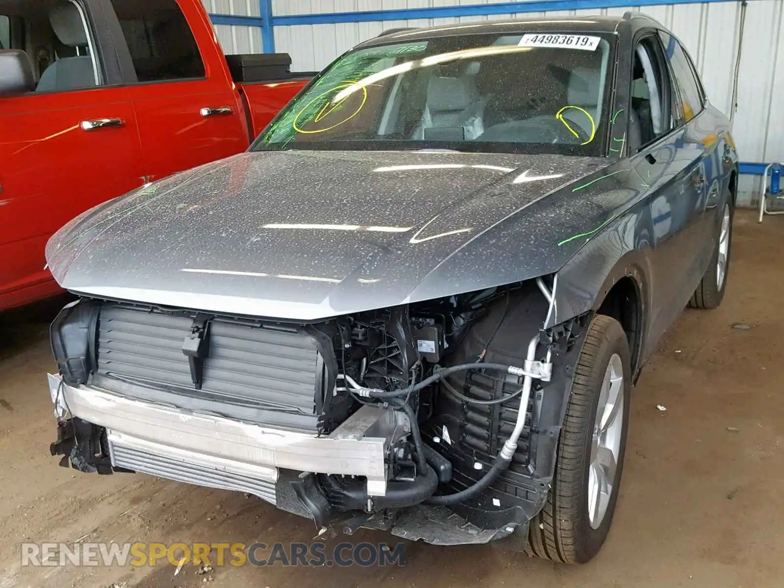 2 Photograph of a damaged car WA1ANAFY0K2087568 AUDI Q5 2019