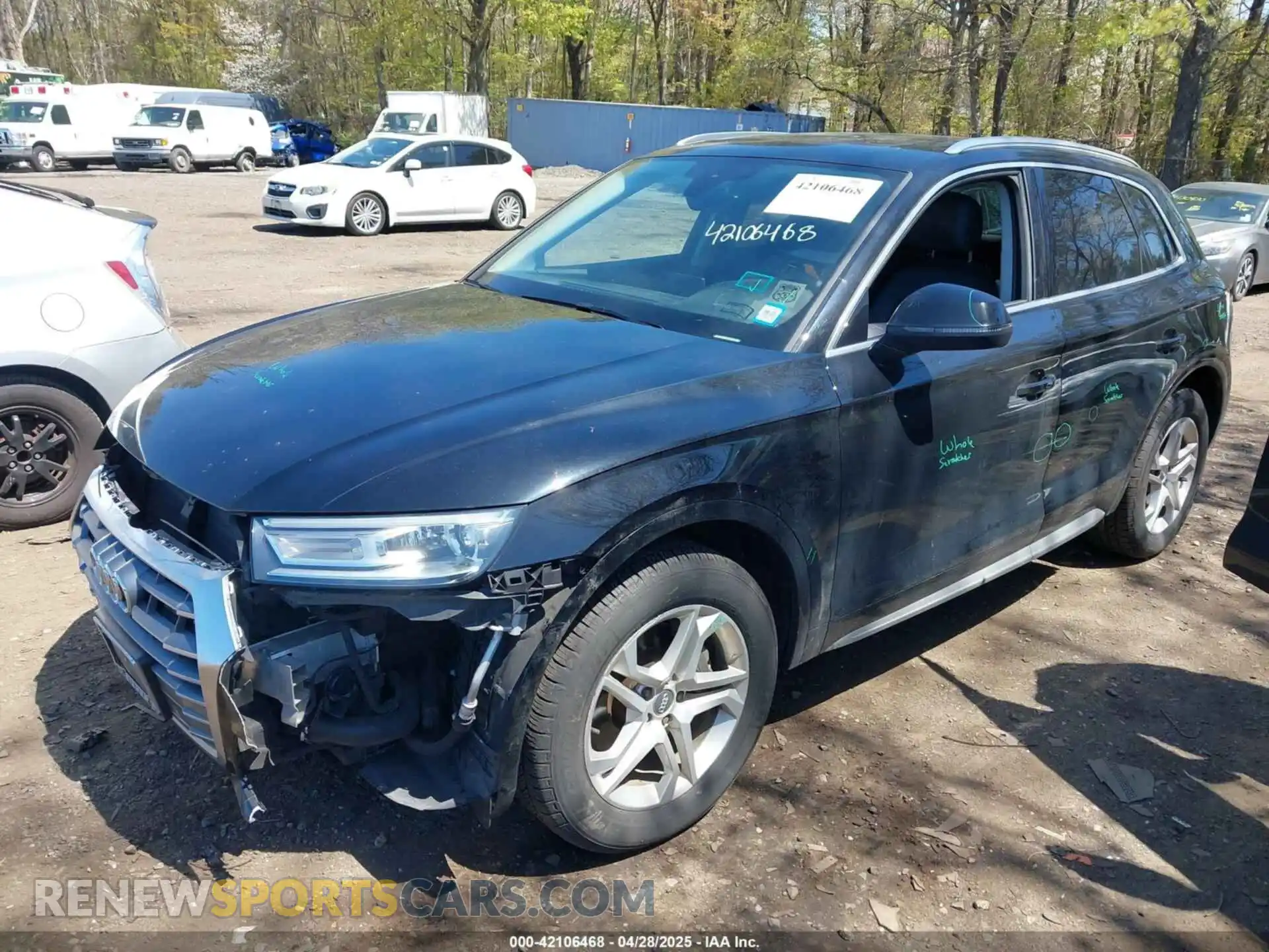 2 Photograph of a damaged car WA1ANAFY0K2103123 AUDI Q5 2019