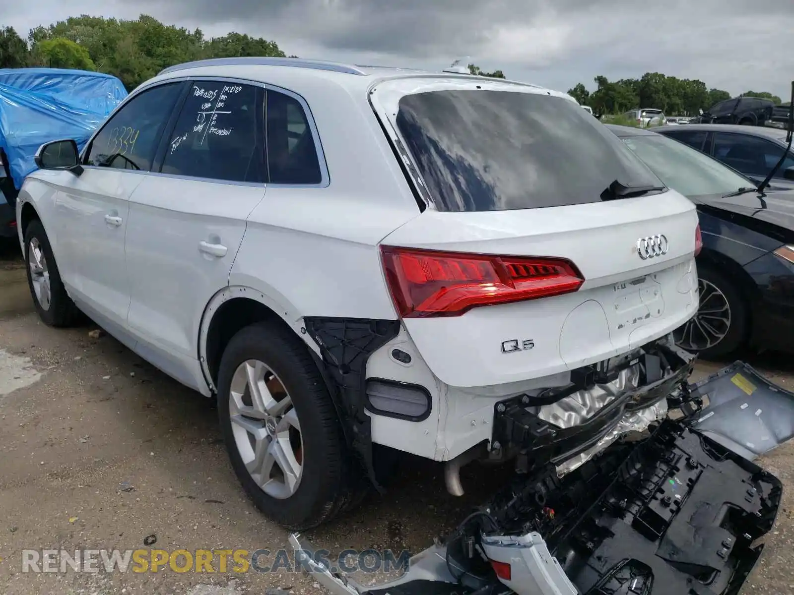 3 Photograph of a damaged car WA1ANAFY2K2041417 AUDI Q5 2019