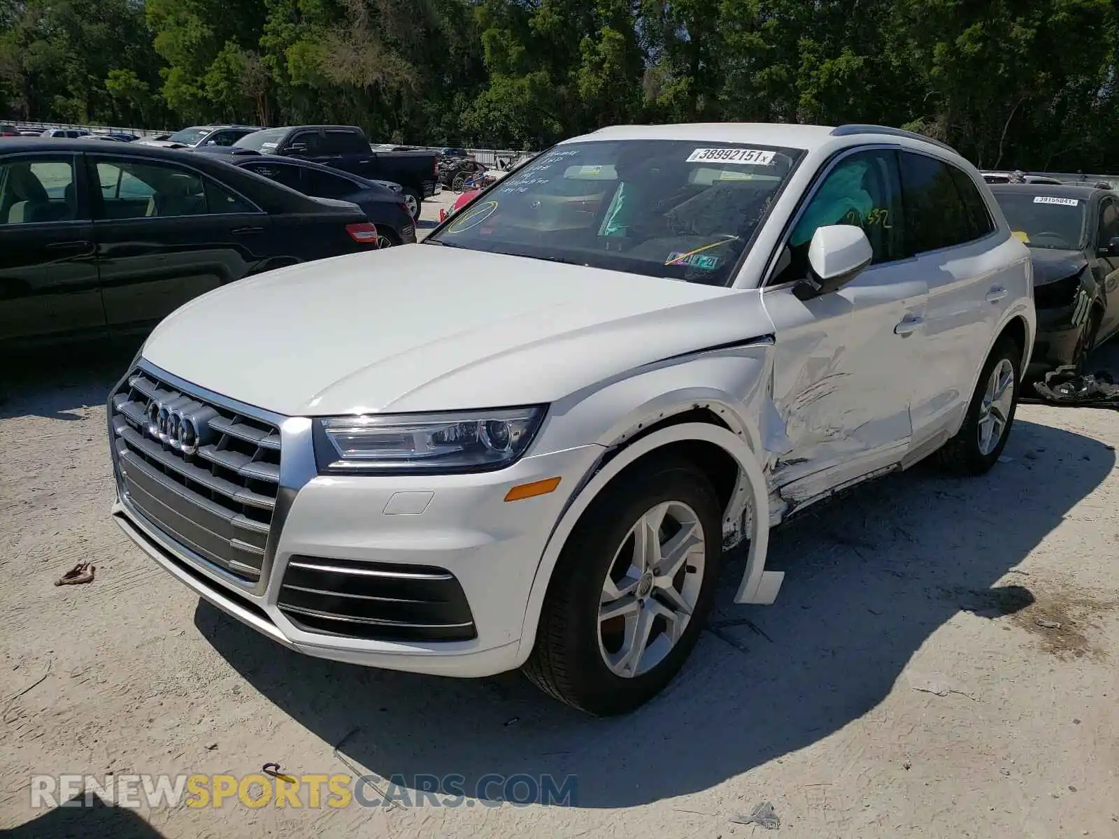 2 Photograph of a damaged car WA1ANAFY2K2132347 AUDI Q5 2019