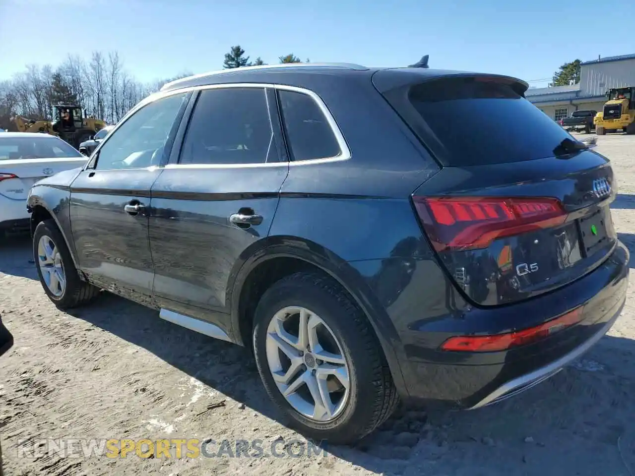 2 fotografías del automóvil dañado WA1ANAFY2K2140271 AUDI Q5 2019