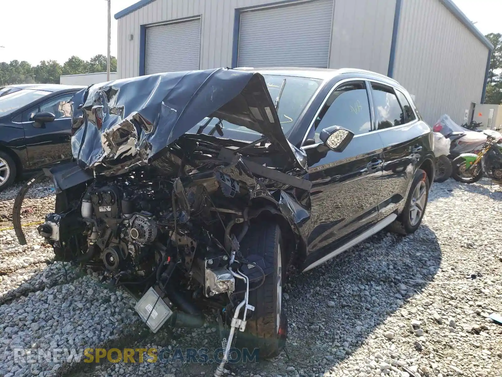 2 Photograph of a damaged car WA1ANAFY5K2021548 AUDI Q5 2019