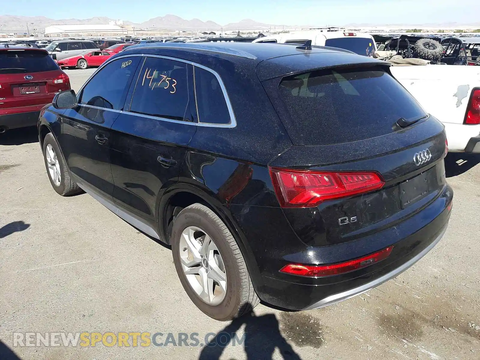 3 fotografías del automóvil dañado WA1ANAFY5K2129166 AUDI Q5 2019