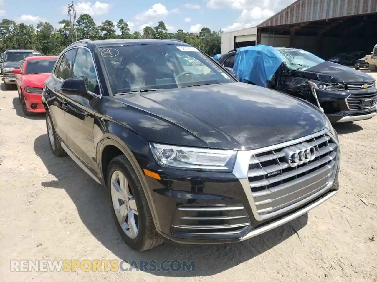 1 Photograph of a damaged car WA1ANAFY6K2133078 AUDI Q5 2019