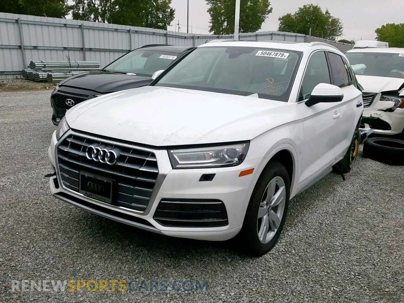 2 Photograph of a damaged car WA1ANAFY7K2116676 AUDI Q5 2019