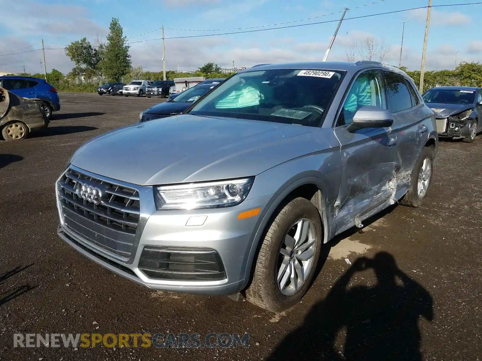 2 Photograph of a damaged car WA1ANAFY7K2137236 AUDI Q5 2019