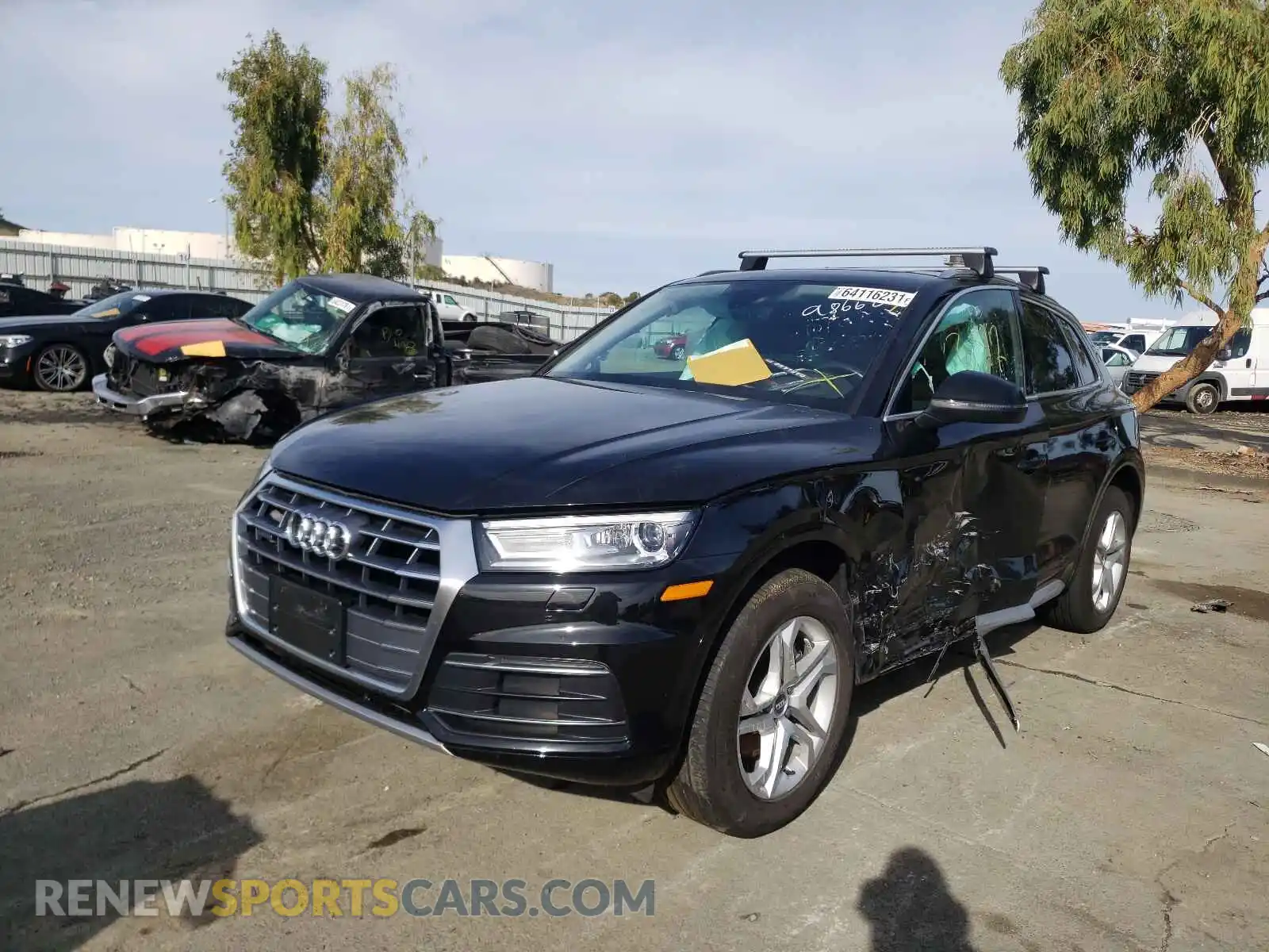 2 Photograph of a damaged car WA1ANAFY8K2072204 AUDI Q5 2019