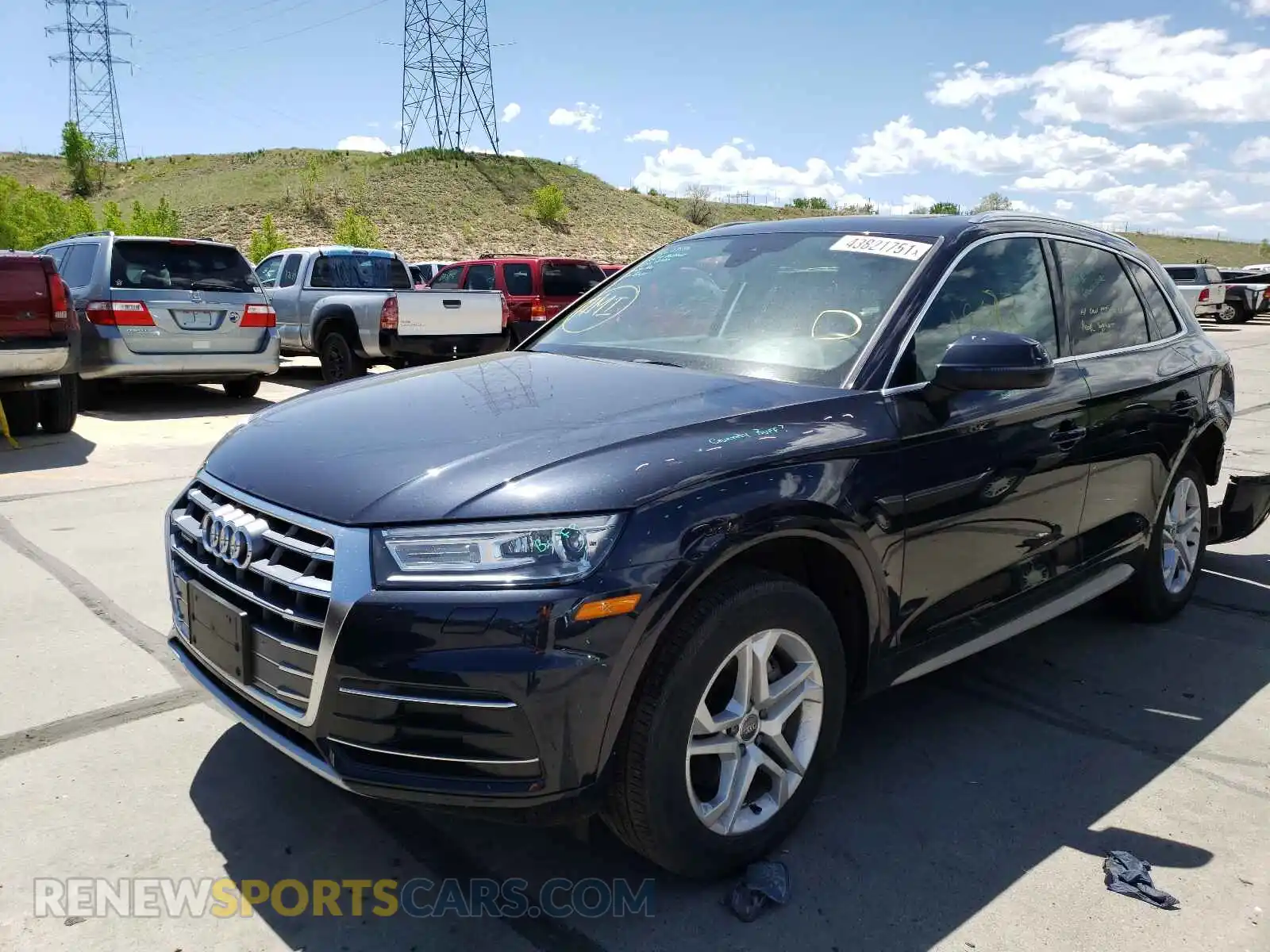 2 Photograph of a damaged car WA1ANAFY9K2070848 AUDI Q5 2019