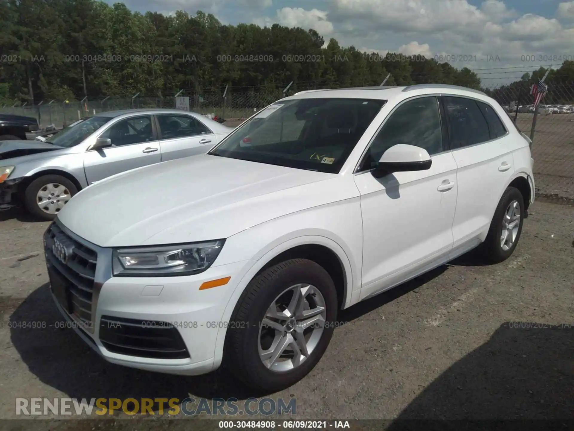2 Фотография поврежденного автомобиля WA1ANAFY9K2094101 AUDI Q5 2019