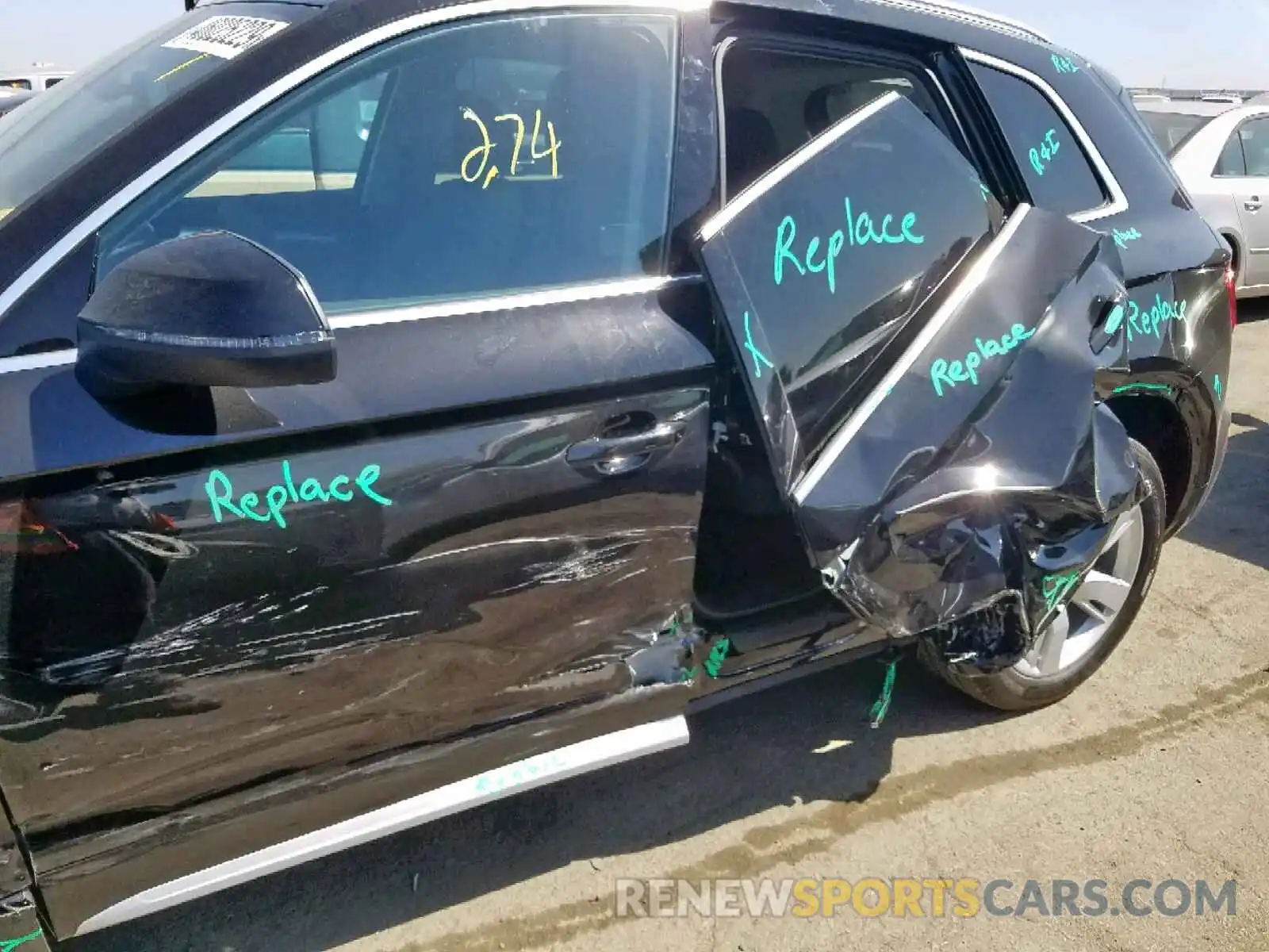 9 Photograph of a damaged car WA1BNAFY1K2131453 AUDI Q5 2019