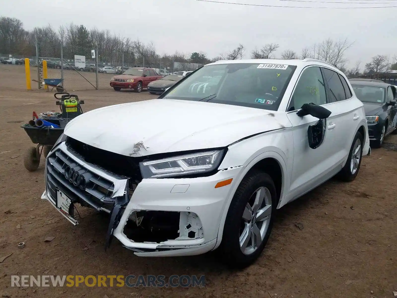 2 Photograph of a damaged car WA1BNAFY2K2097944 AUDI Q5 2019