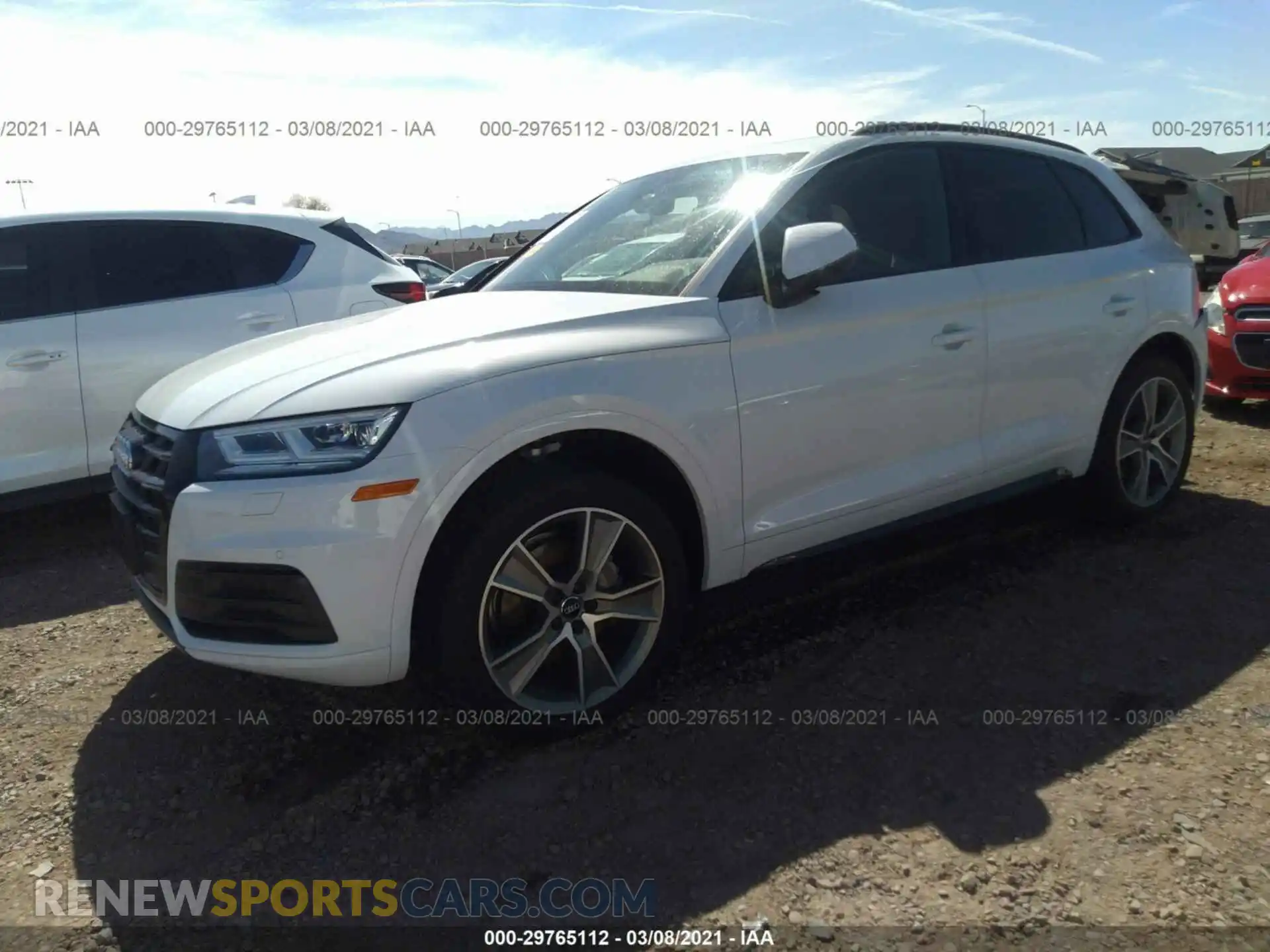 2 fotografías del automóvil dañado WA1BNAFY4K2087142 AUDI Q5 2019