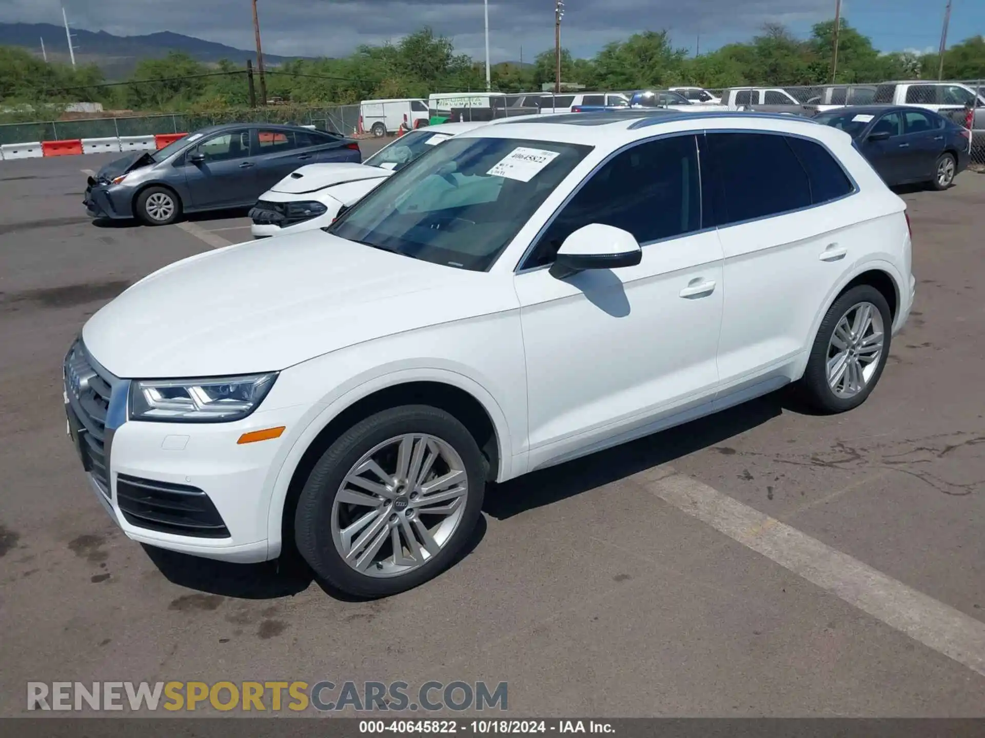 2 Фотография поврежденного автомобиля WA1BNAFY4K2122665 AUDI Q5 2019