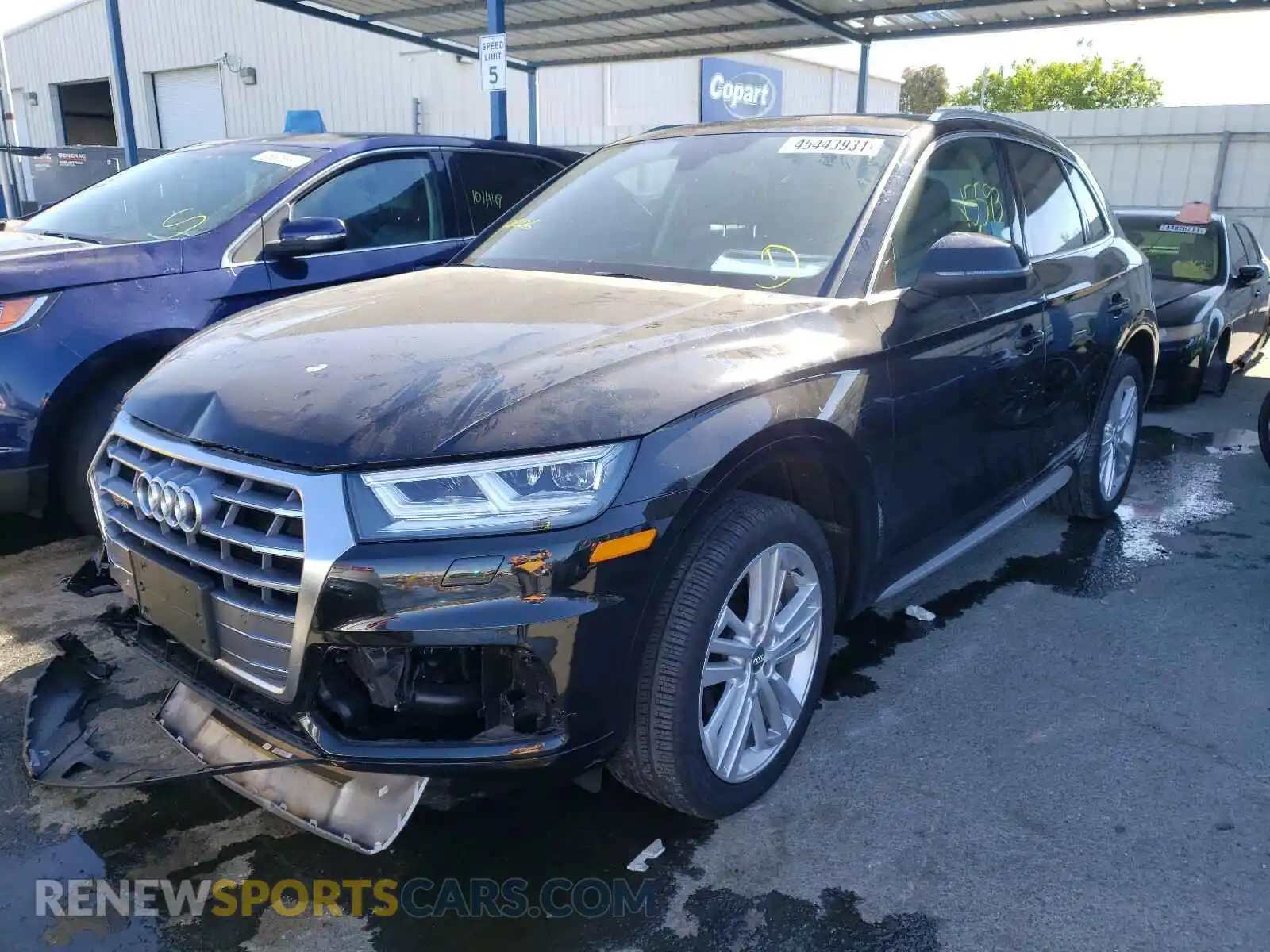 2 Photograph of a damaged car WA1BNAFY5K2144142 AUDI Q5 2019