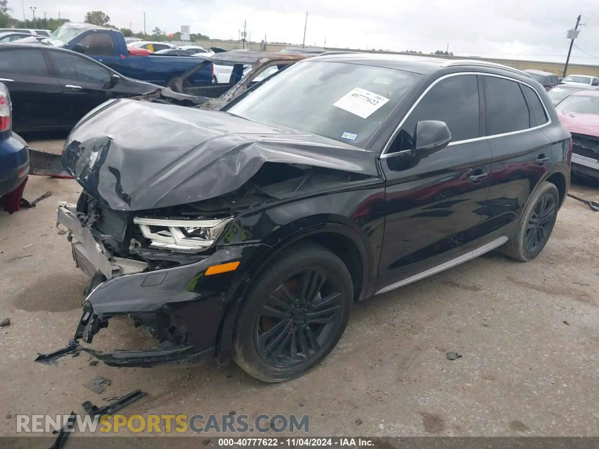 2 Photograph of a damaged car WA1BNAFY9K2079280 AUDI Q5 2019