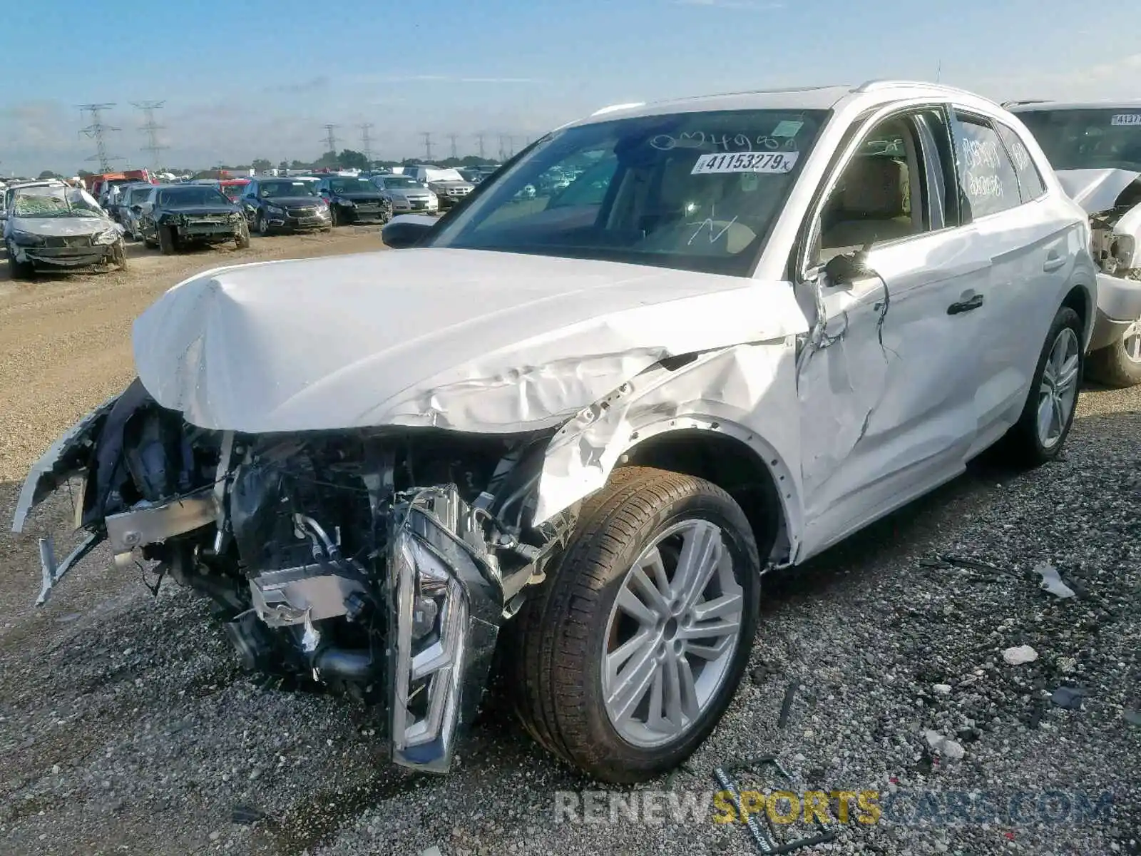 2 Photograph of a damaged car WA1BNAFYXK2037460 AUDI Q5 2019