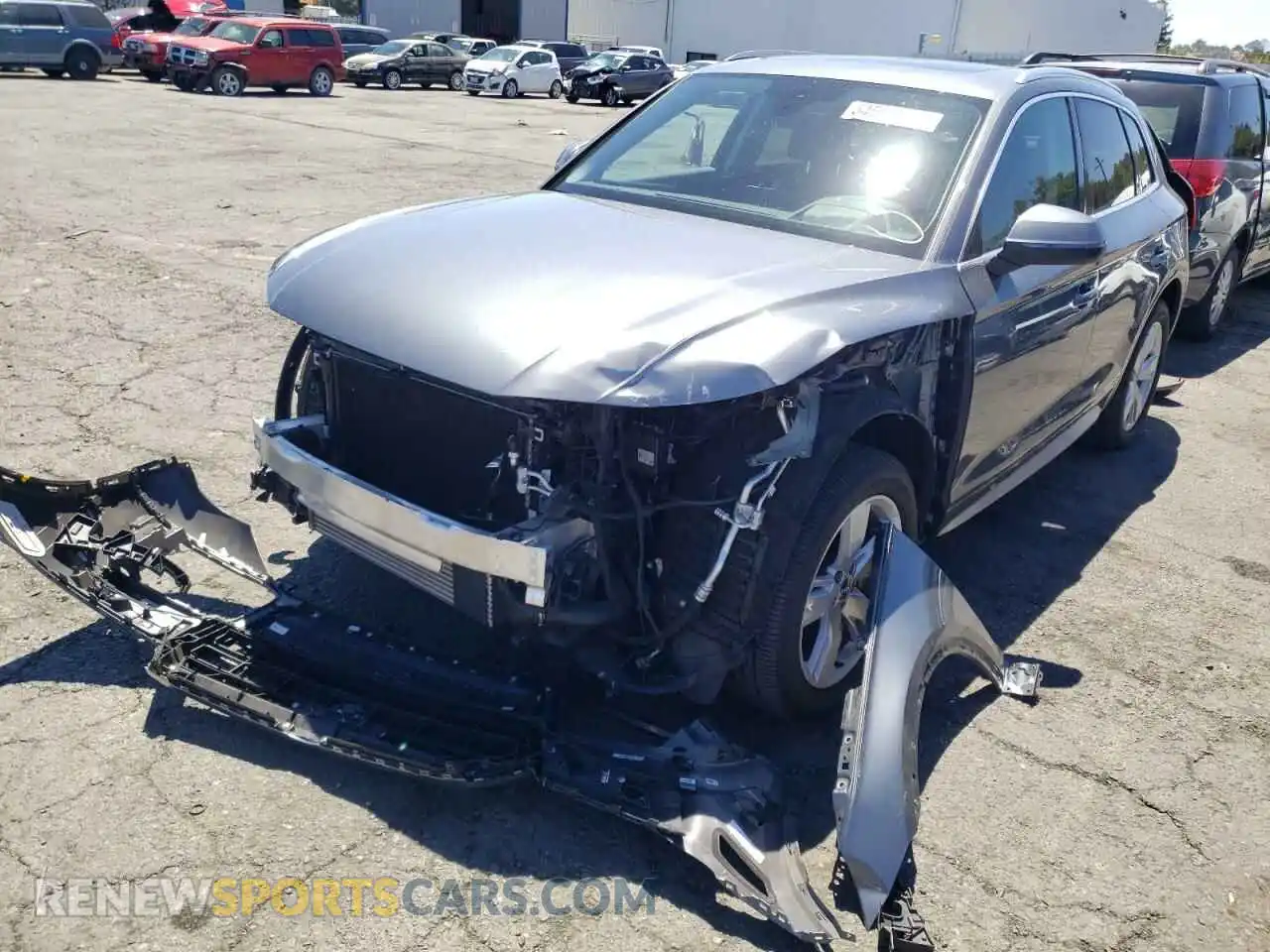 2 Photograph of a damaged car WA1CNAFY1K2091265 AUDI Q5 2019