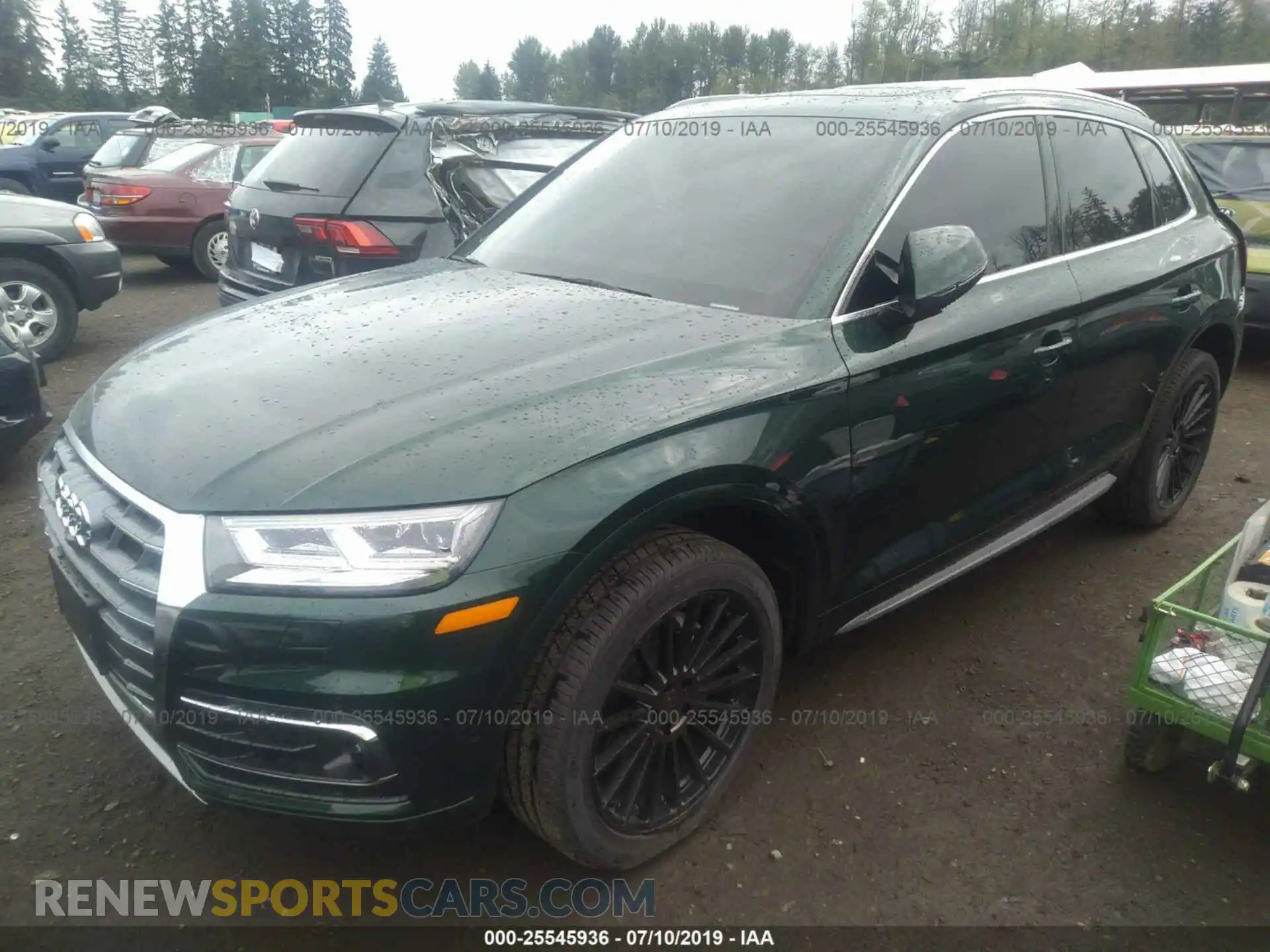 2 Photograph of a damaged car WA1CNAFY5K2051142 AUDI Q5 2019