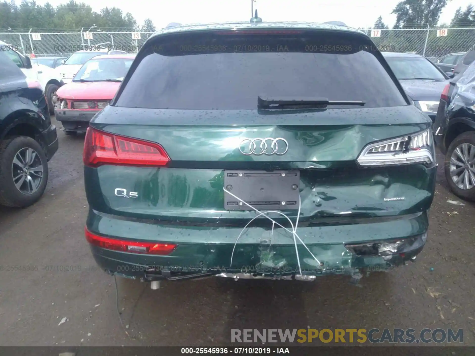 6 Photograph of a damaged car WA1CNAFY5K2051142 AUDI Q5 2019