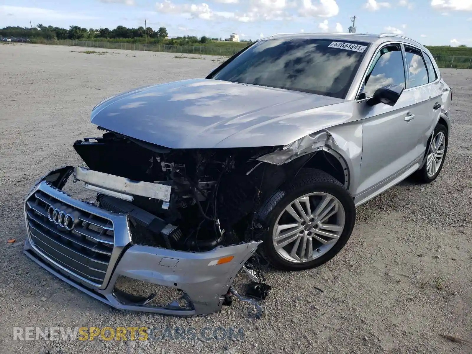 2 Photograph of a damaged car WA1CNAFY9K2088243 AUDI Q5 2019