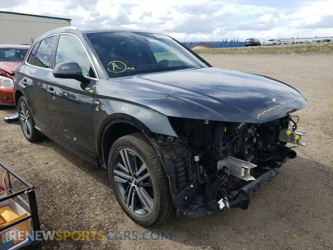 1 Photograph of a damaged car WA1FNAFY7K2055187 AUDI Q5 2019