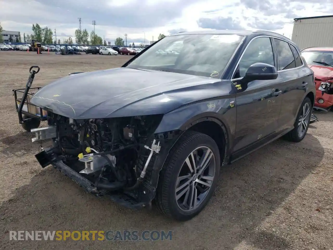 2 Photograph of a damaged car WA1FNAFY7K2055187 AUDI Q5 2019