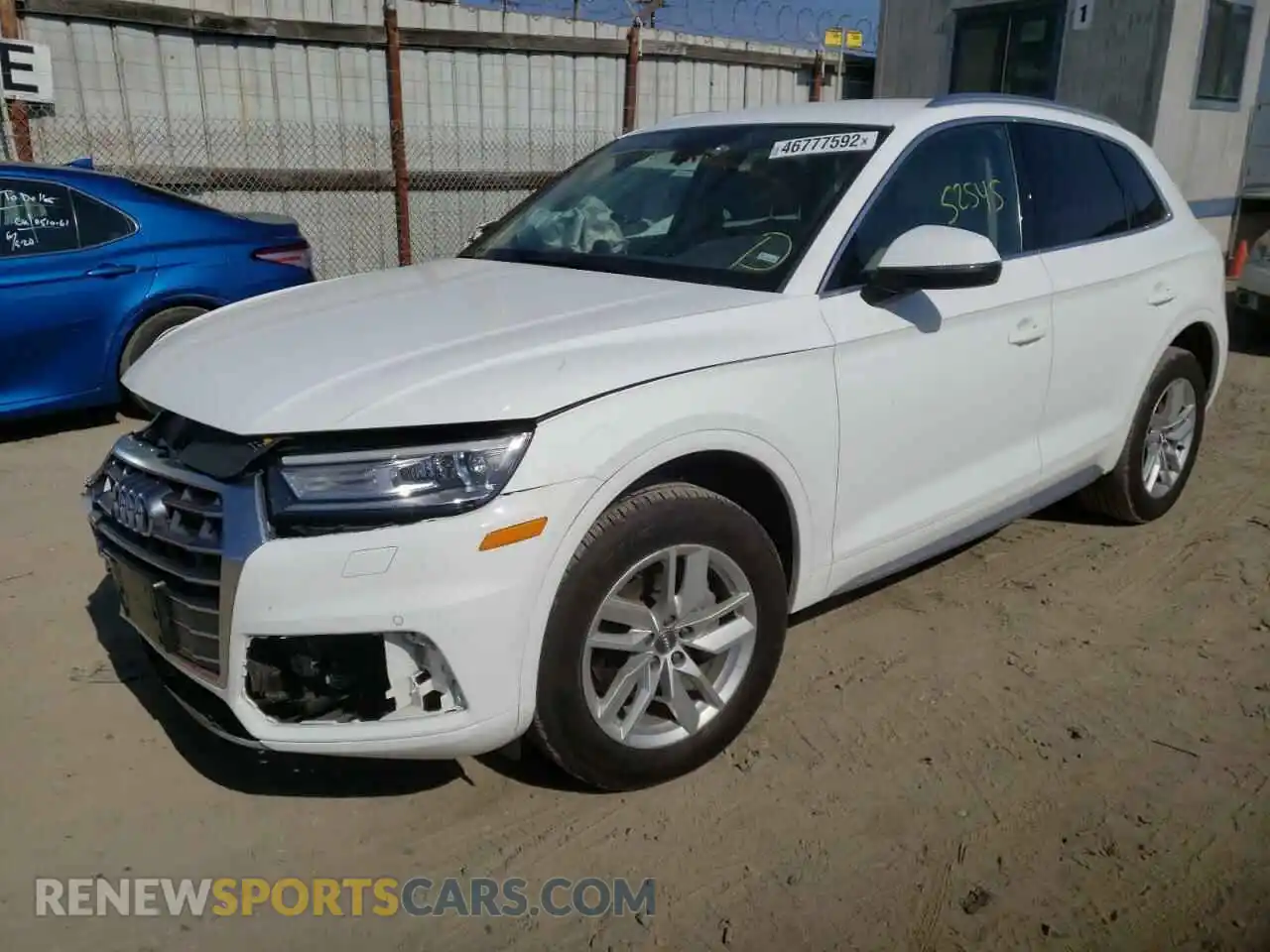 2 Photograph of a damaged car WA1ANAFY1L2063684 AUDI Q5 2020